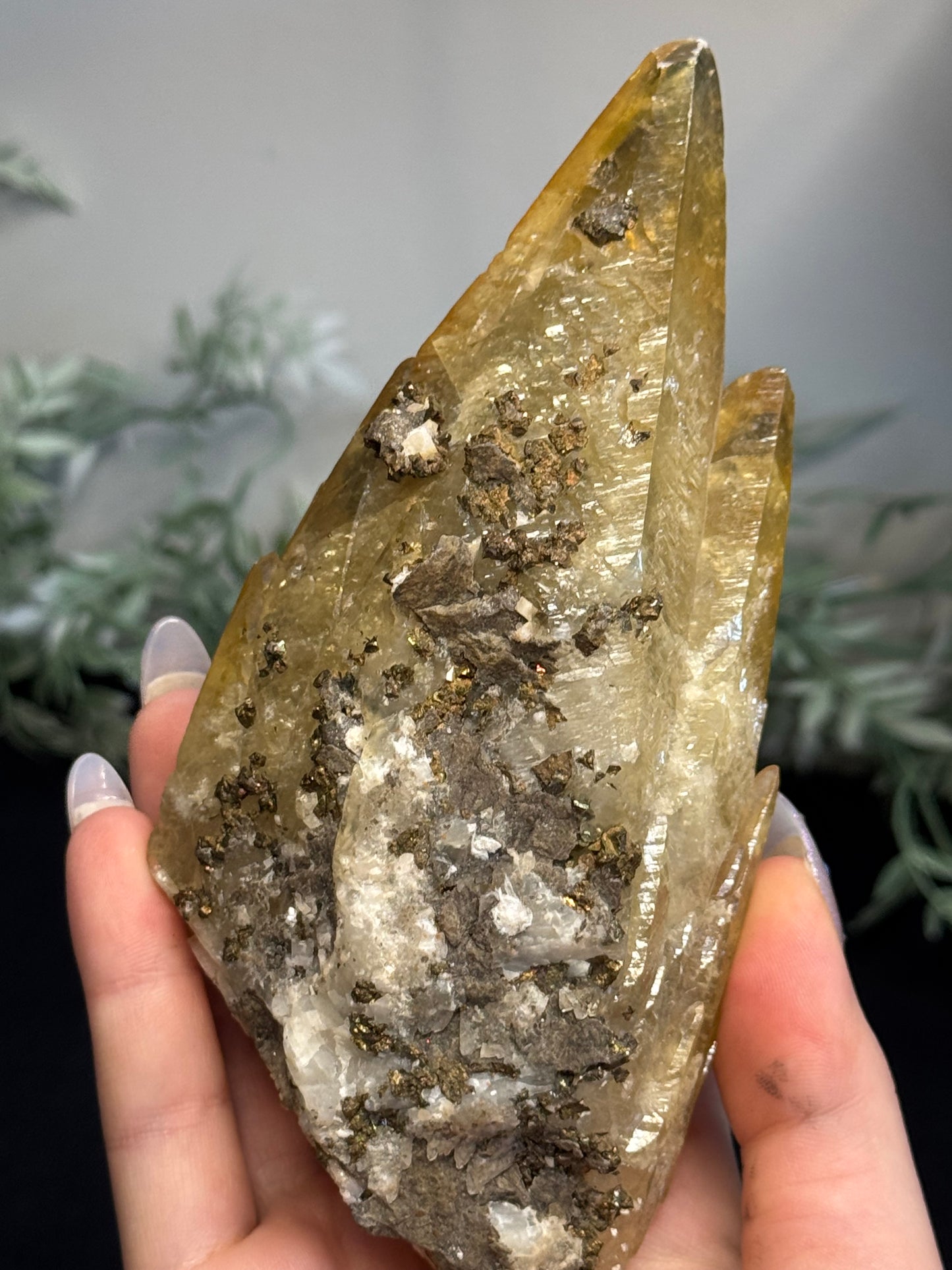 Calcite, Chalcopyrite- Missouri