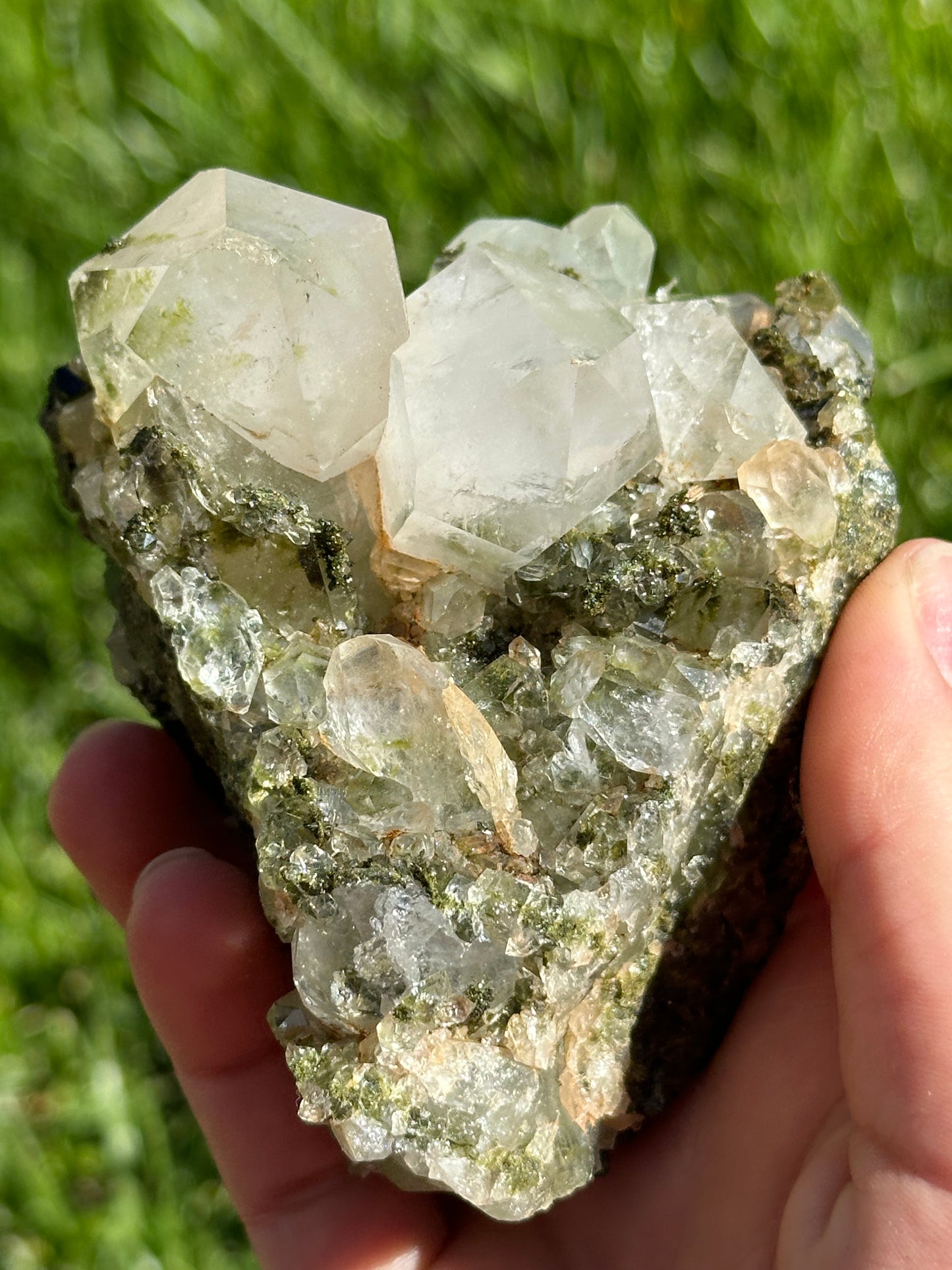 Epidote and Quartz