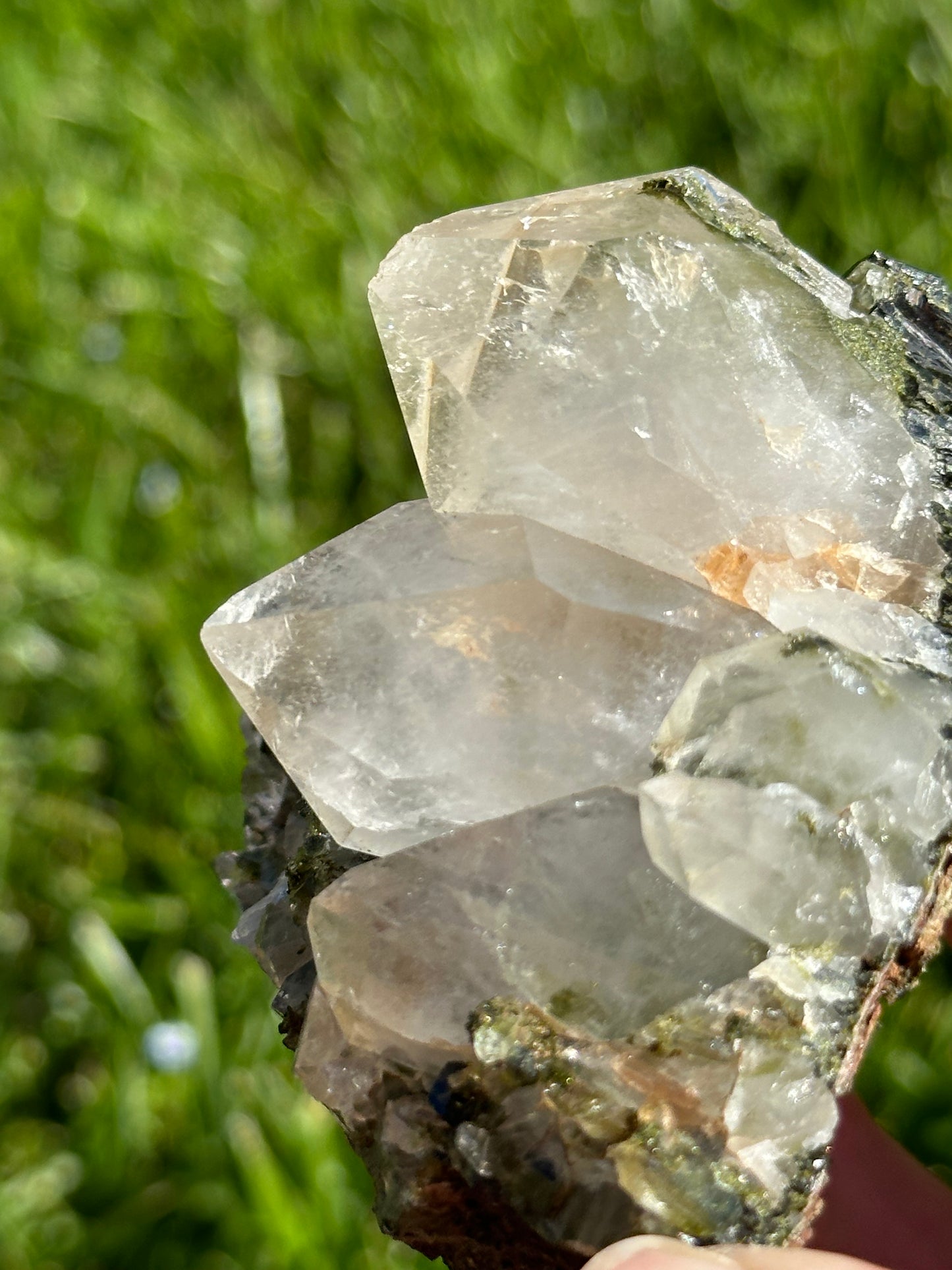 Epidote and Quartz
