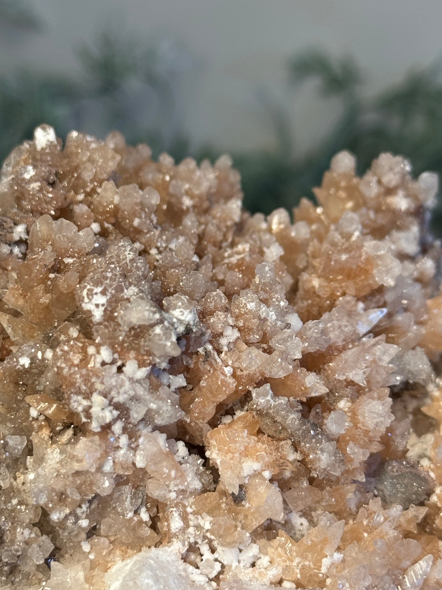 Sparkly pink cave calcite - Mexico