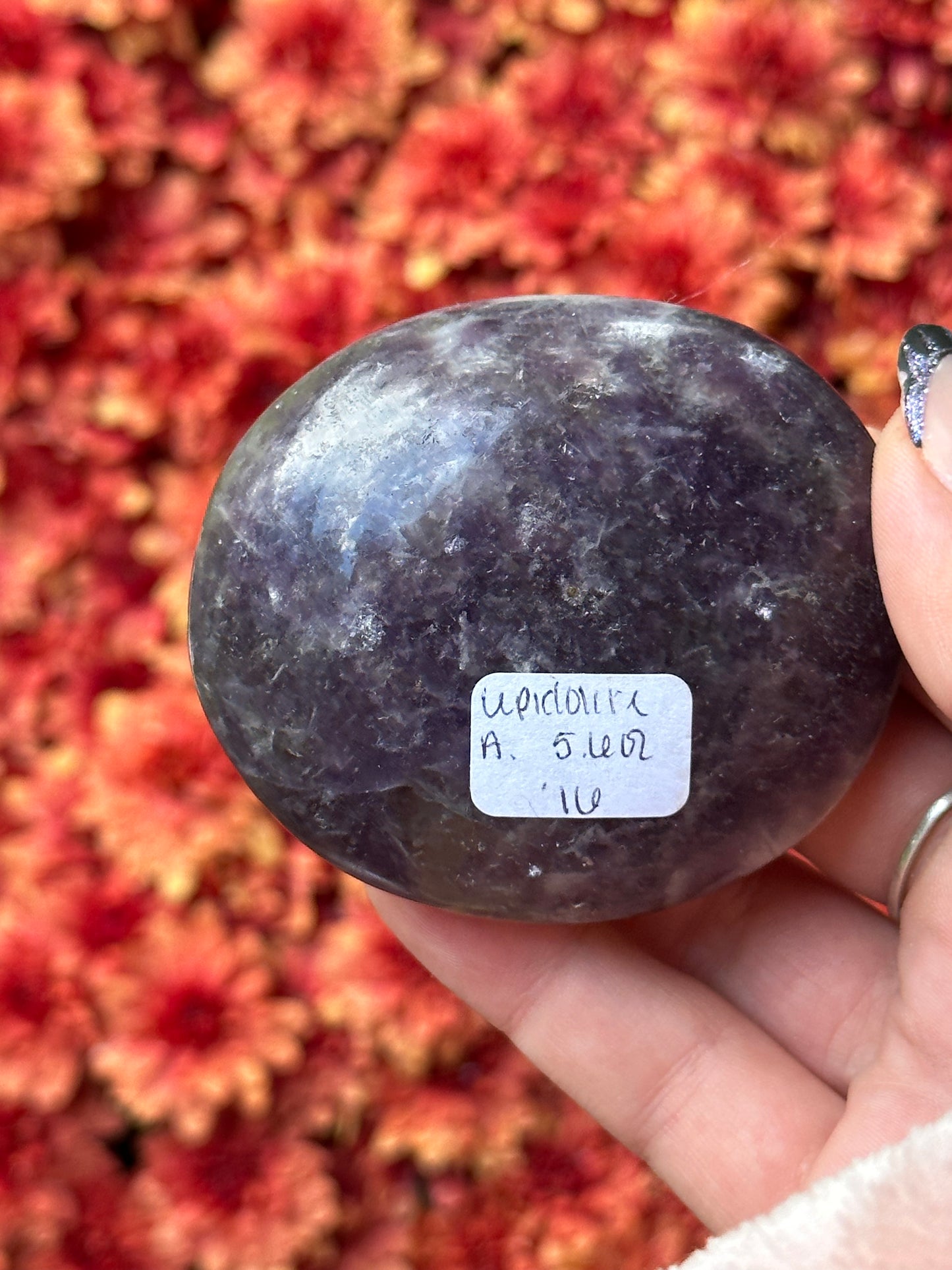 Lepidolite Palmstone