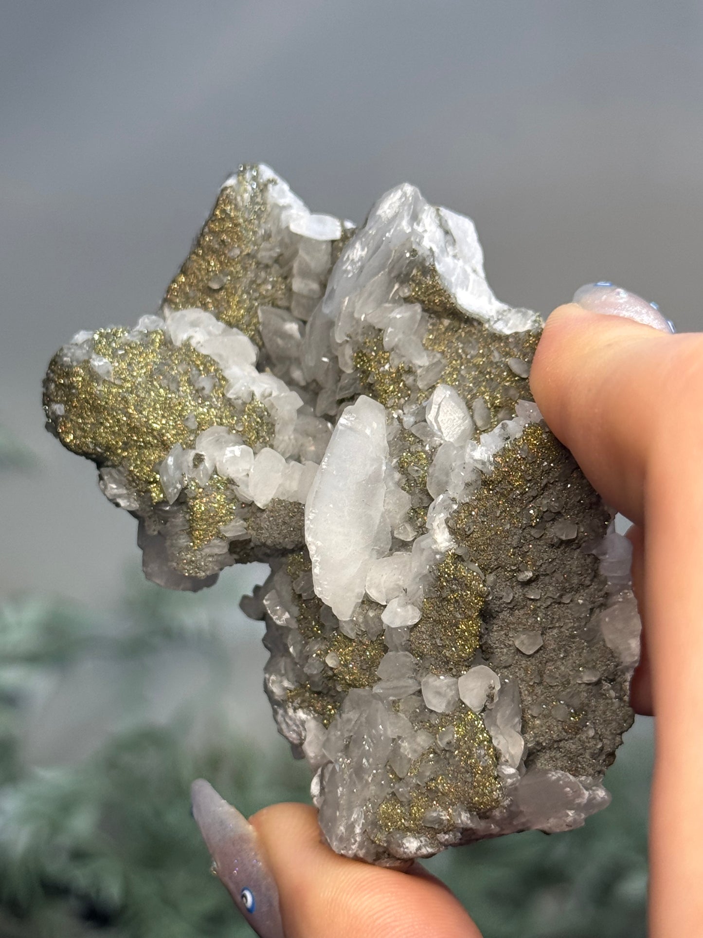 Pyrite, Calcite - China
