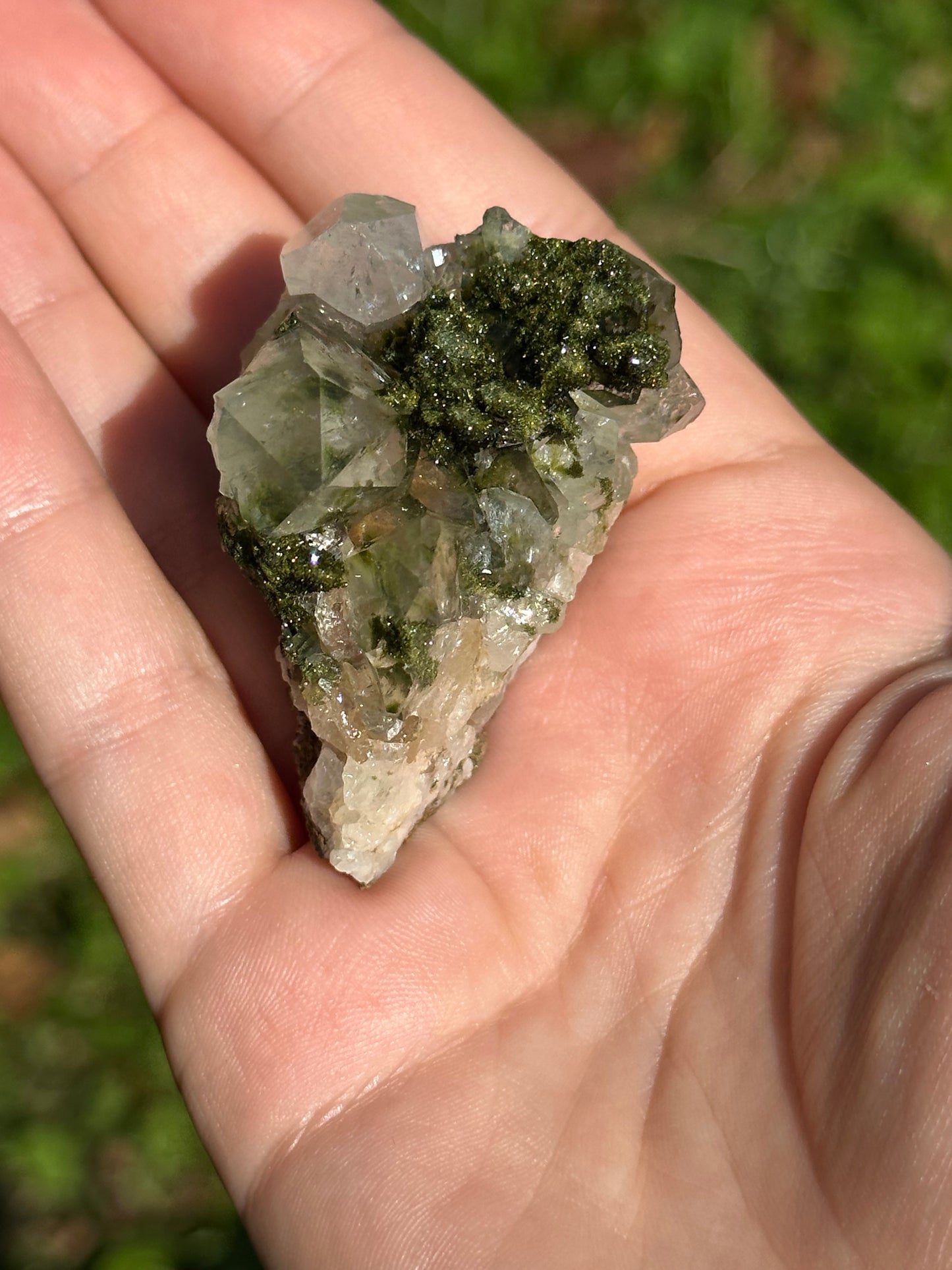 Epidote with Quartz - J