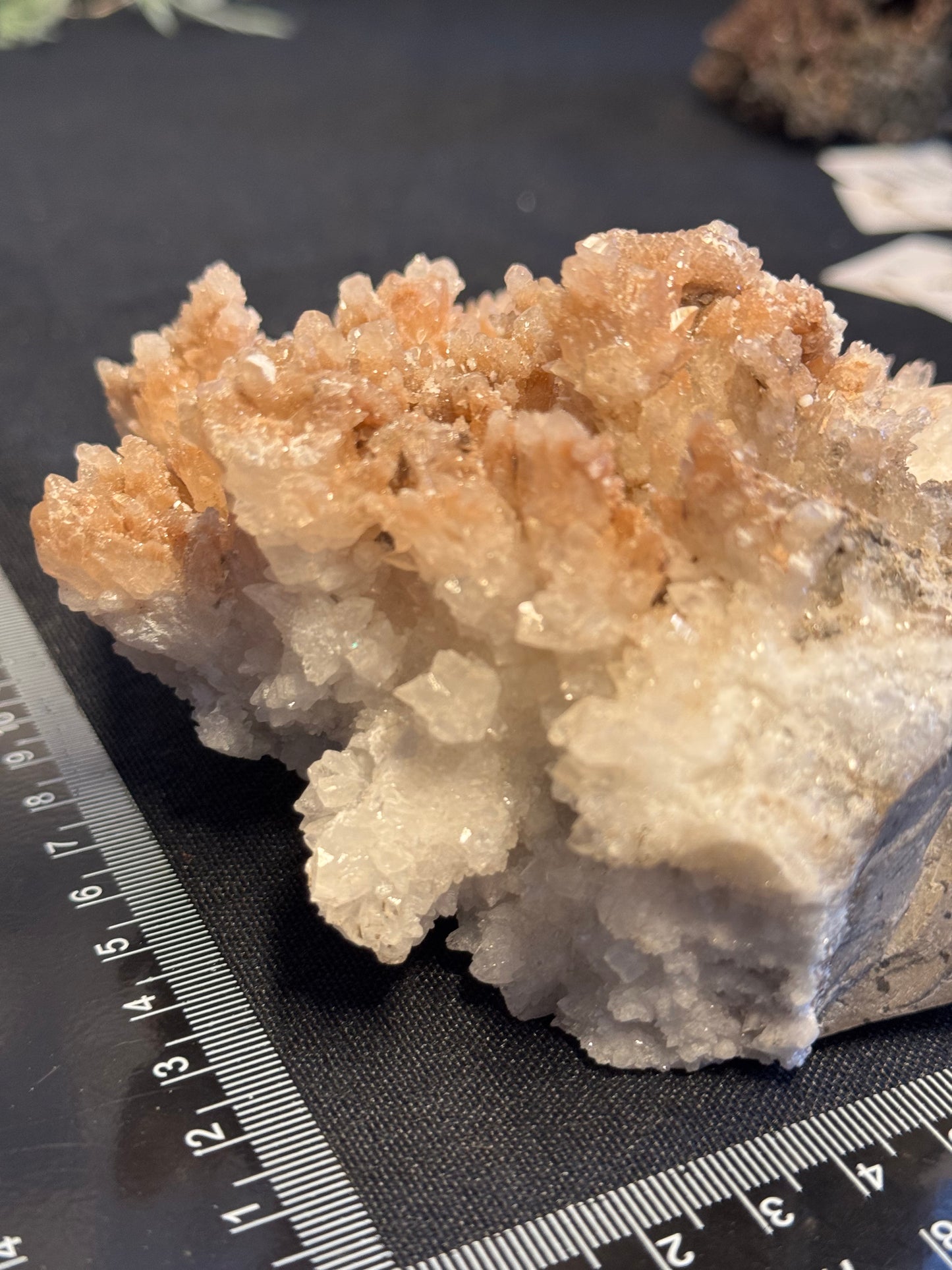 Sparkly pink cave calcite - Mexico