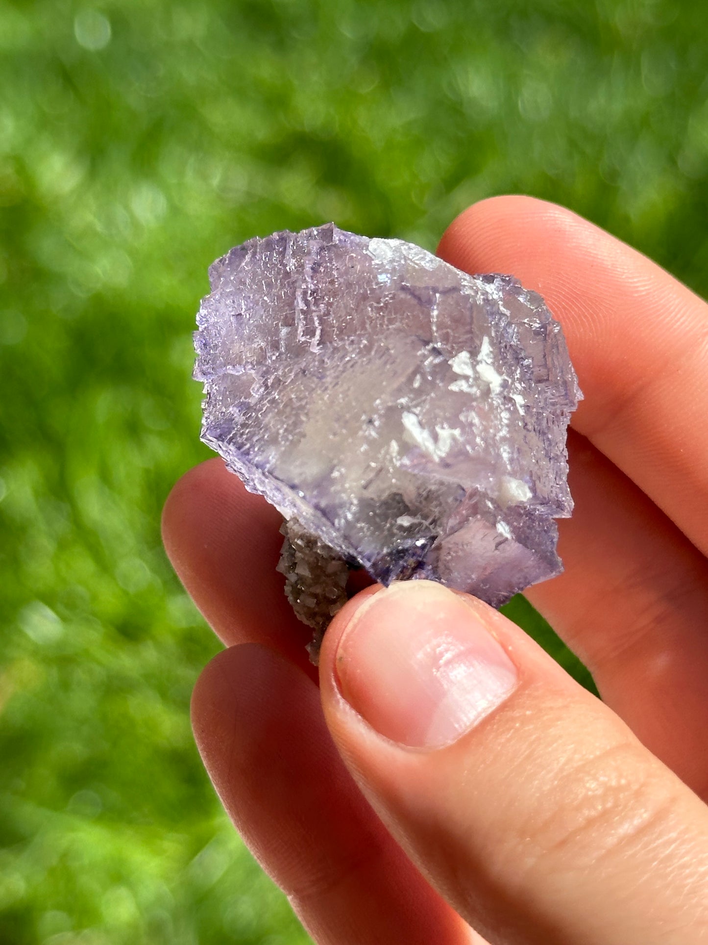 Elmwood fluorite with dolomite and sphalerite