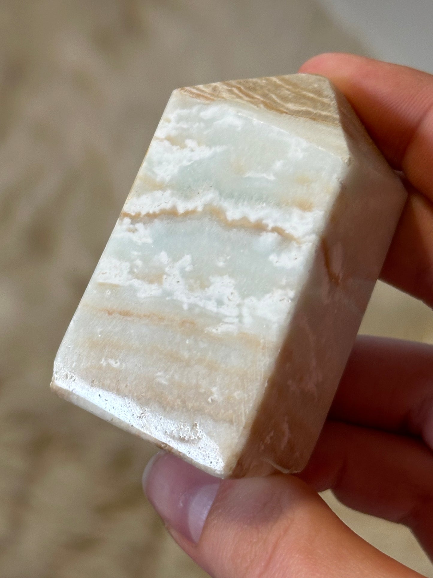Caribbean calcite mini tower