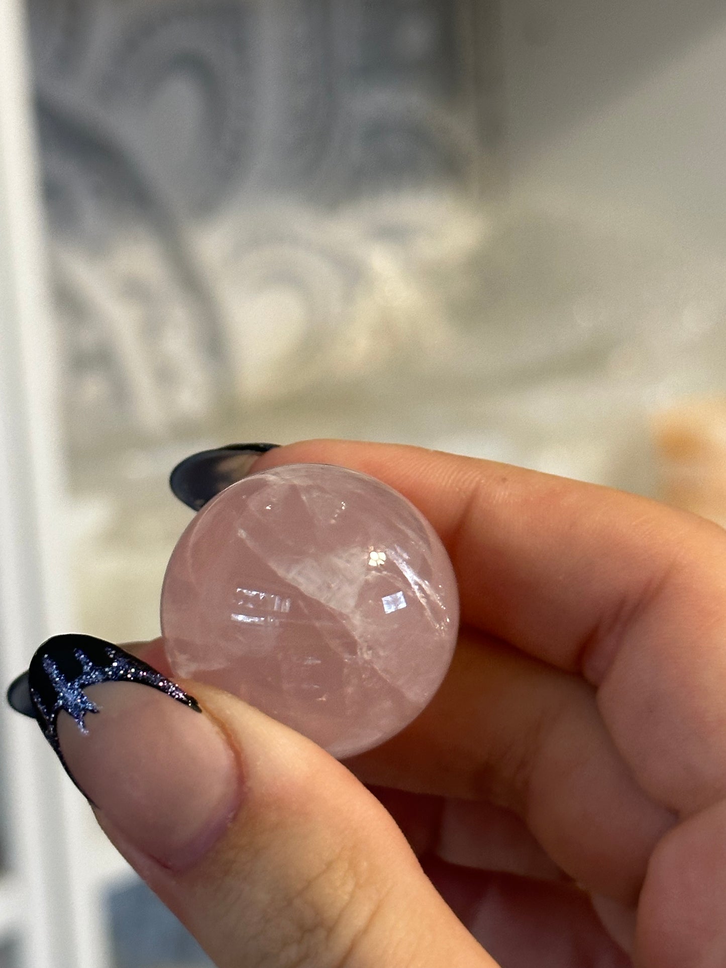 Rose Quartz mini spheres