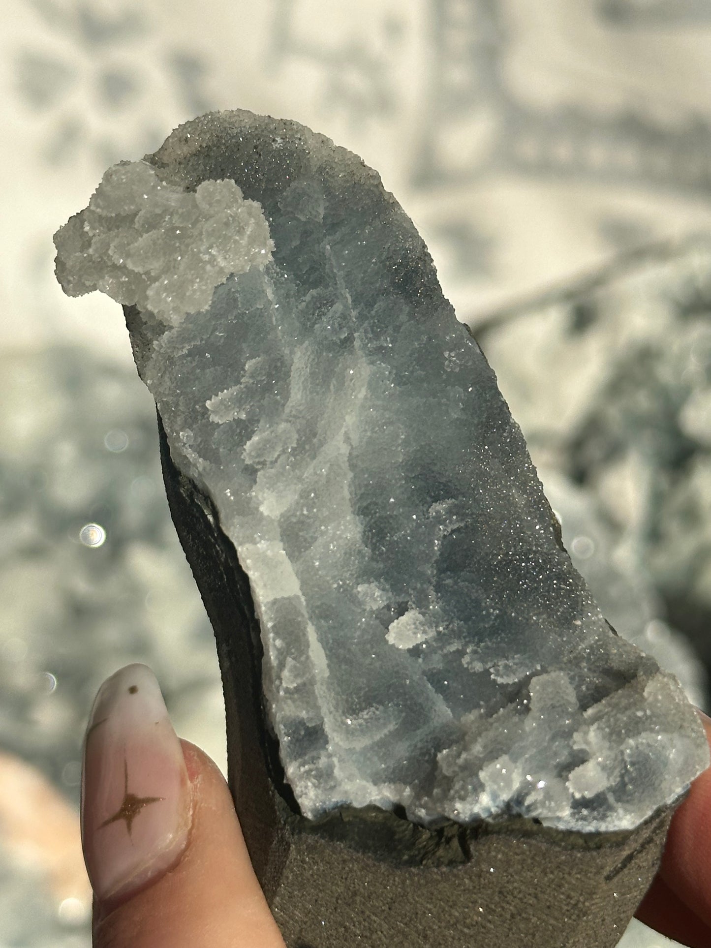 Chalcedony from Maharashtra, India