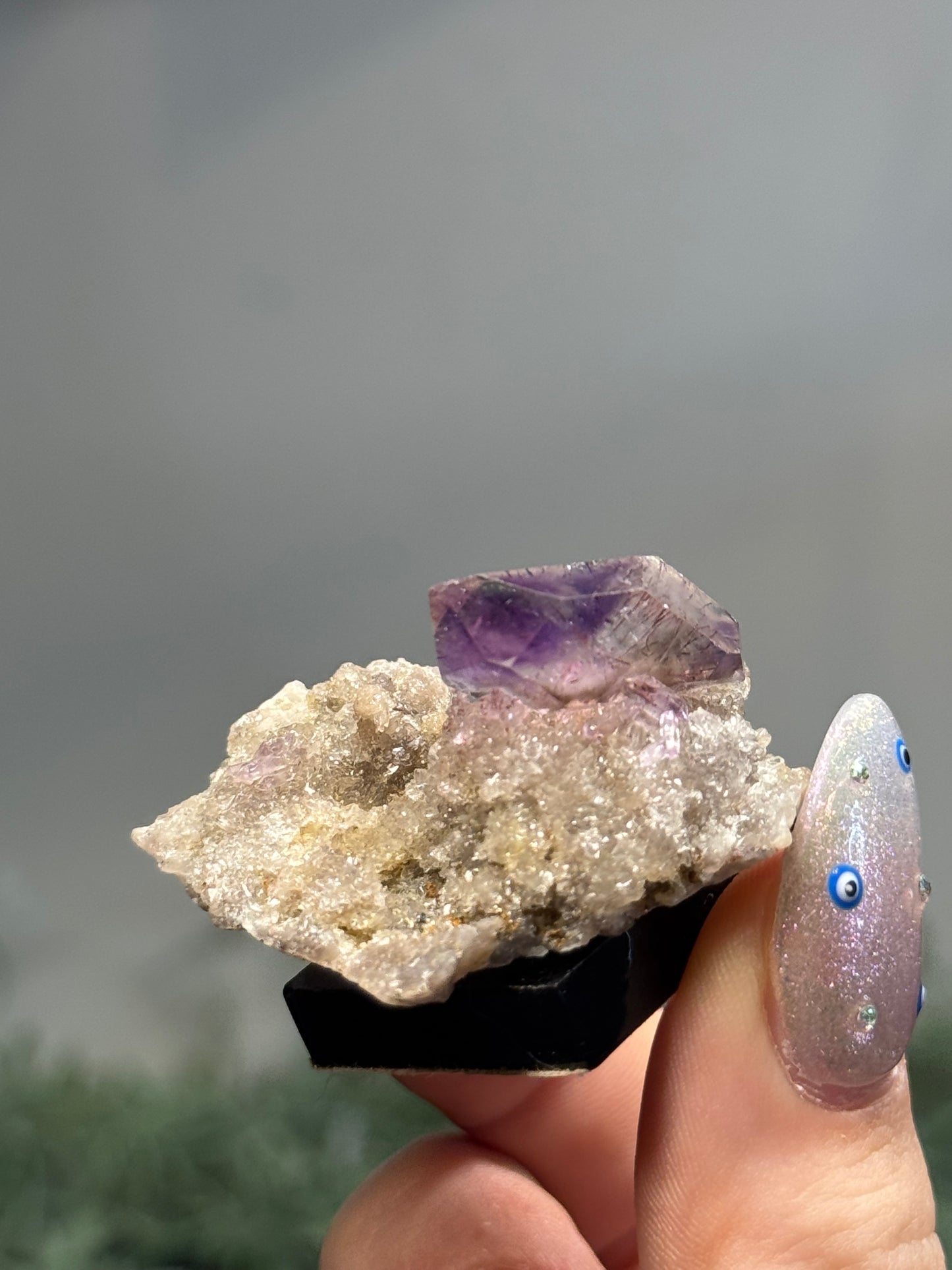Amethyst with hematite - Africa
