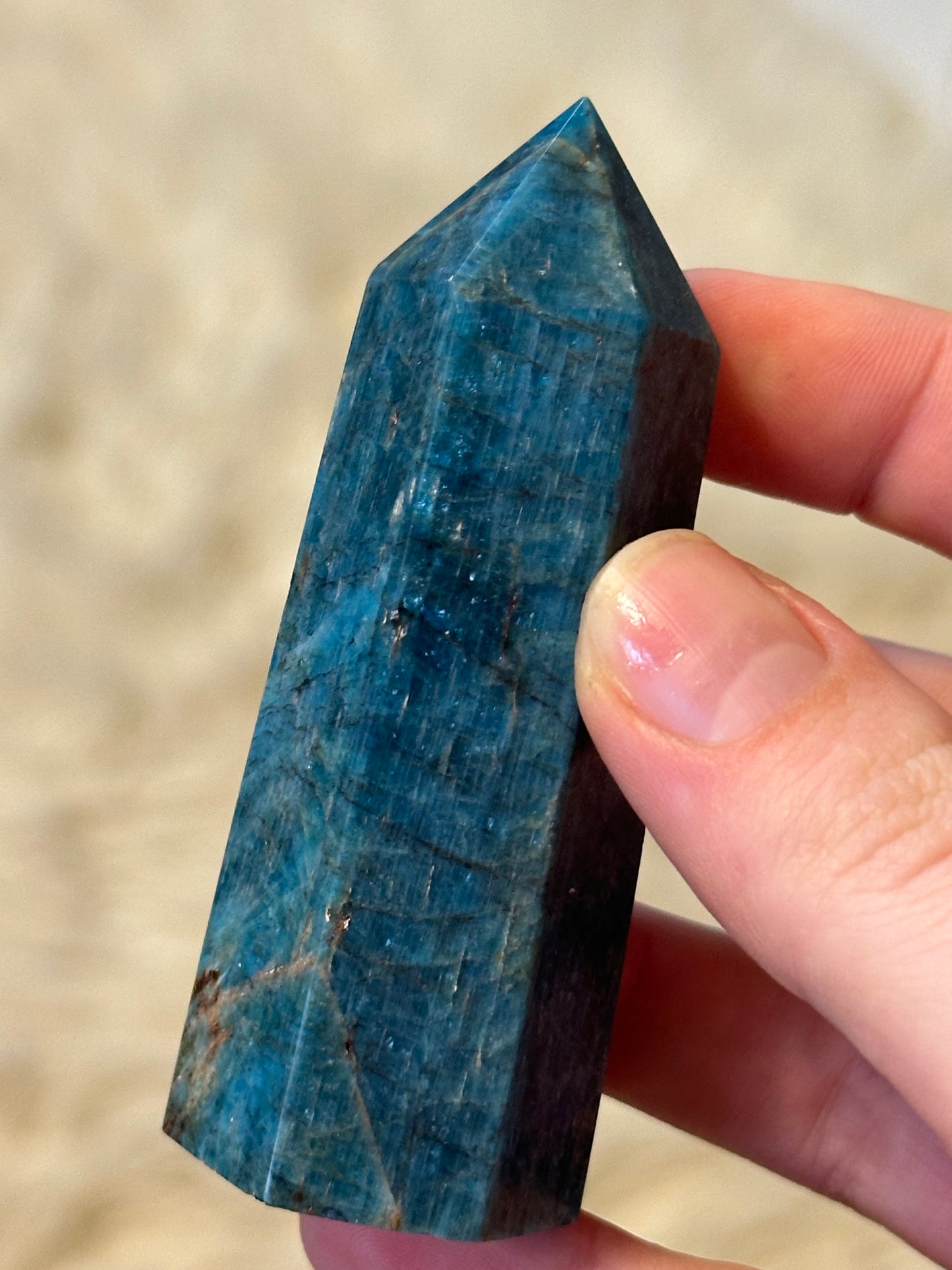 Blue apatite tower C