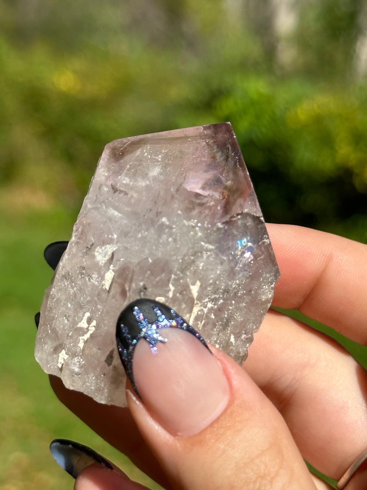 Phantom Amethyst Top Polished Point