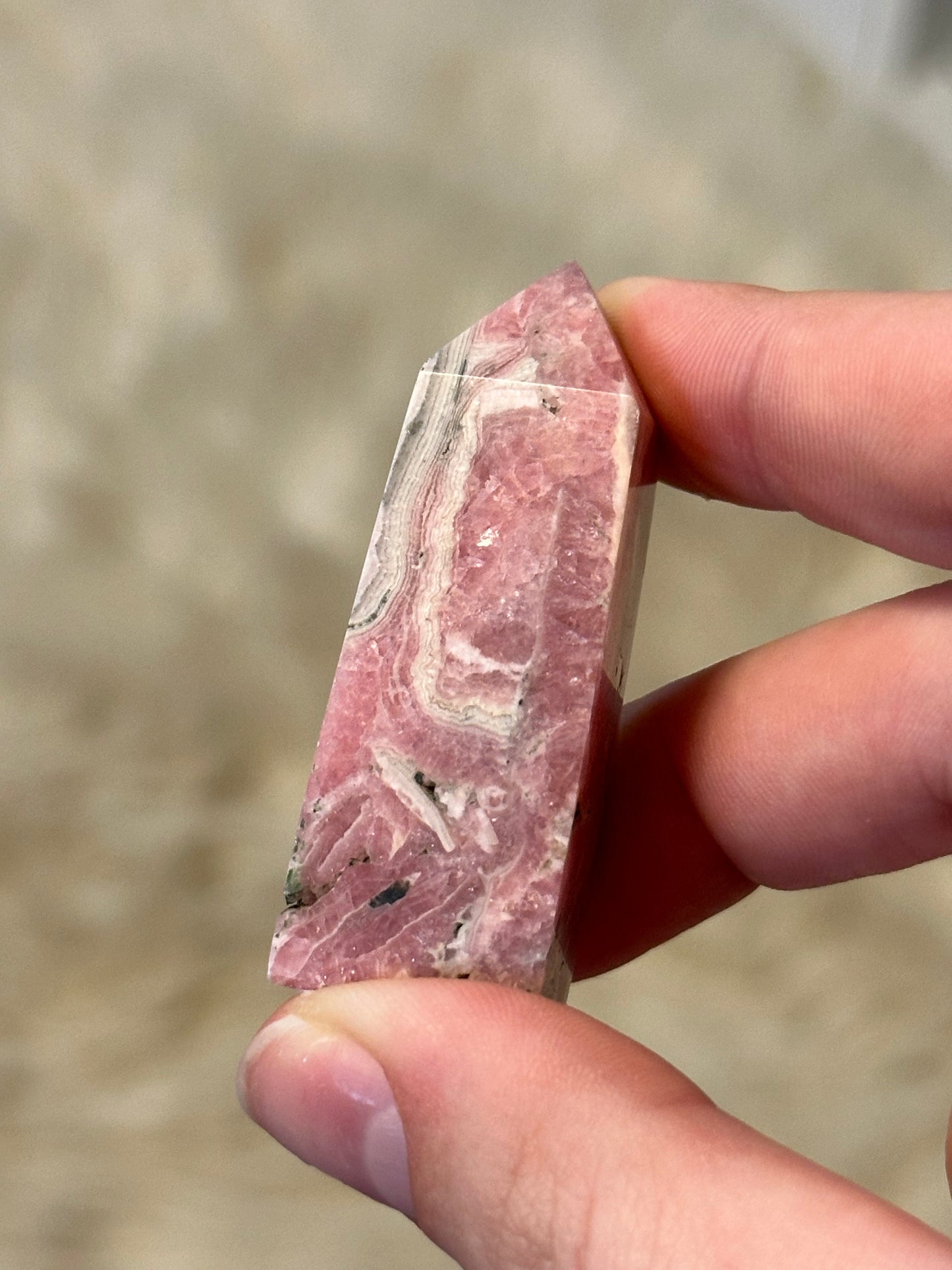 Rhodochrosite mini tower B
