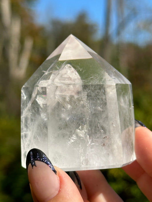 Clear Quartz tower
