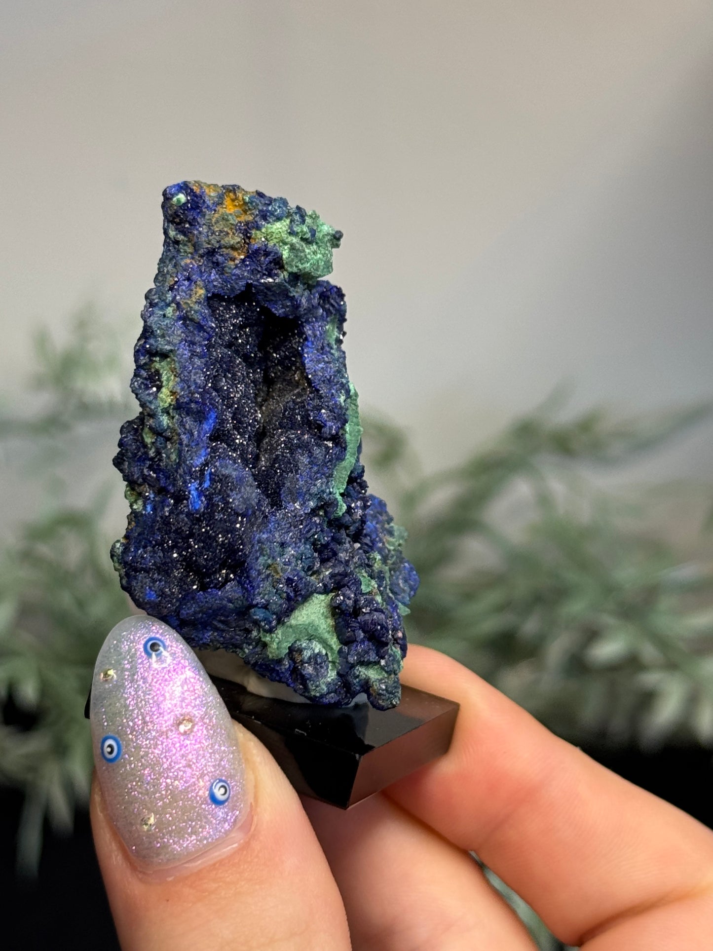 Sparkly azurite, malachite -China