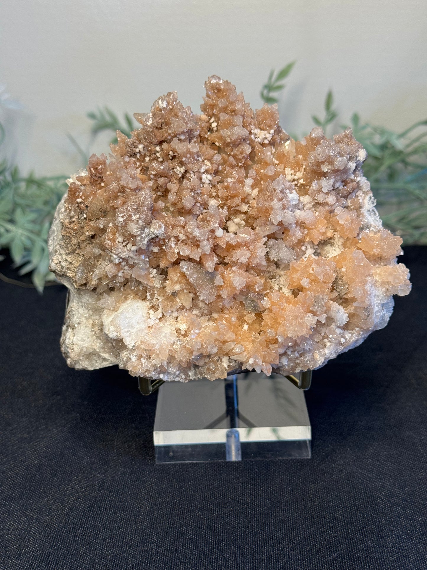 Sparkly pink cave calcite - Mexico
