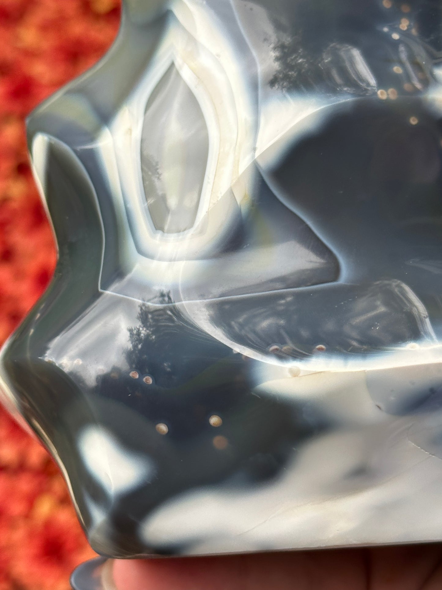 Orca agate flame