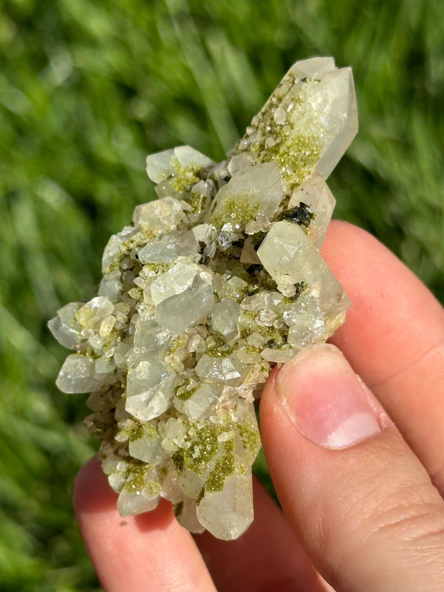 Epidote and Quartz