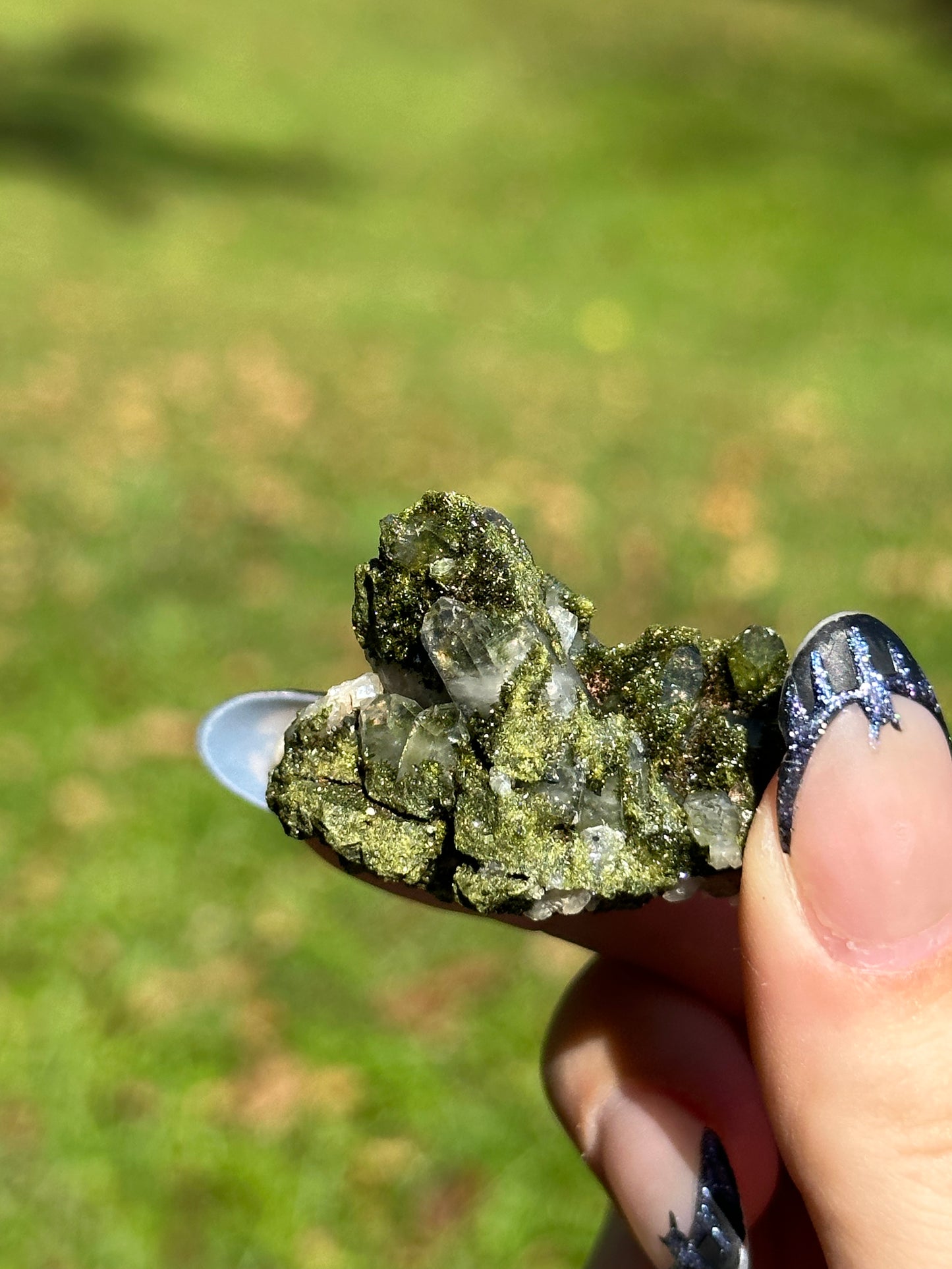 Epidote with Quartz - Y