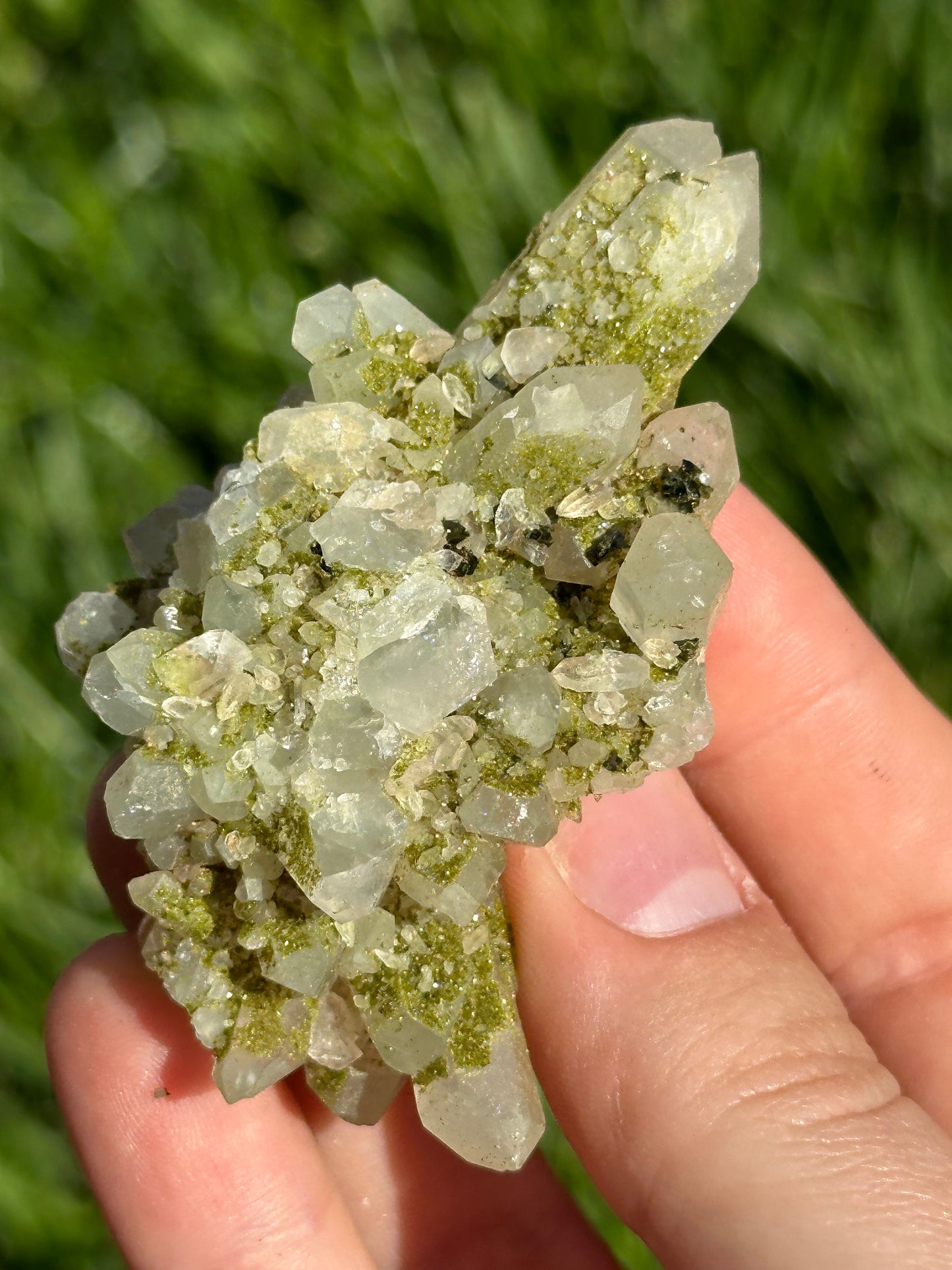 Epidote and Quartz