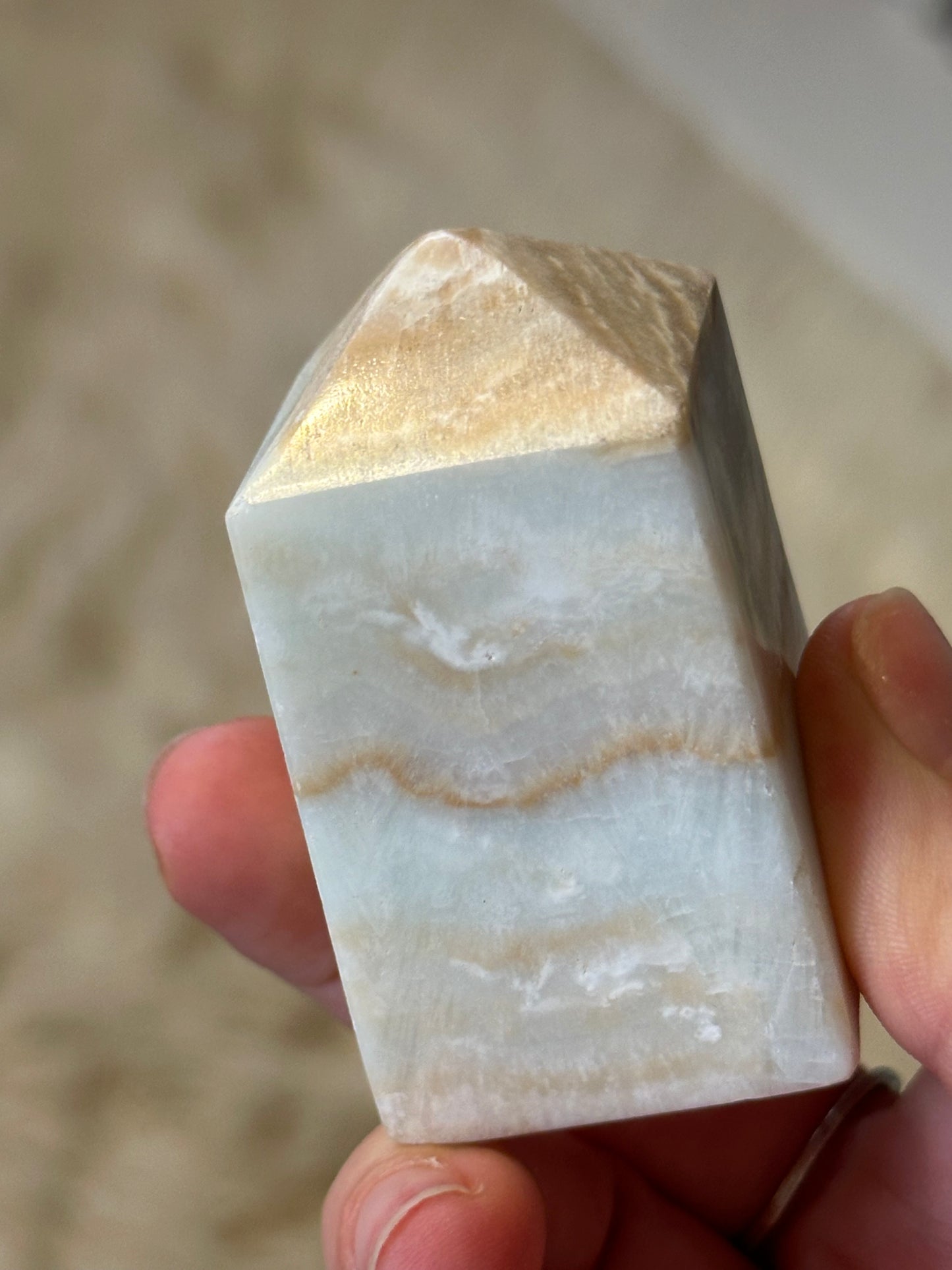 Caribbean calcite mini tower