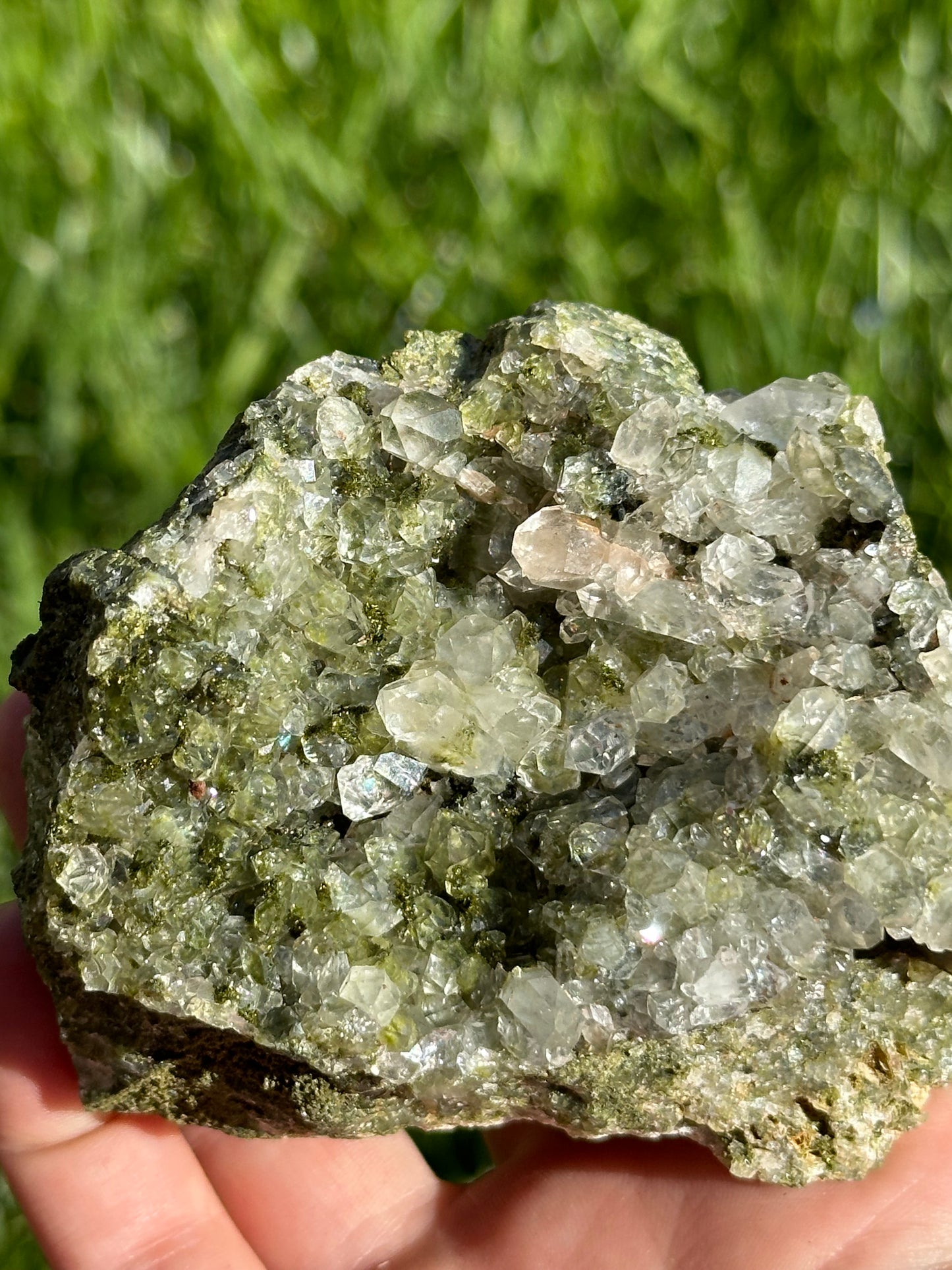 Epidote and Quartz