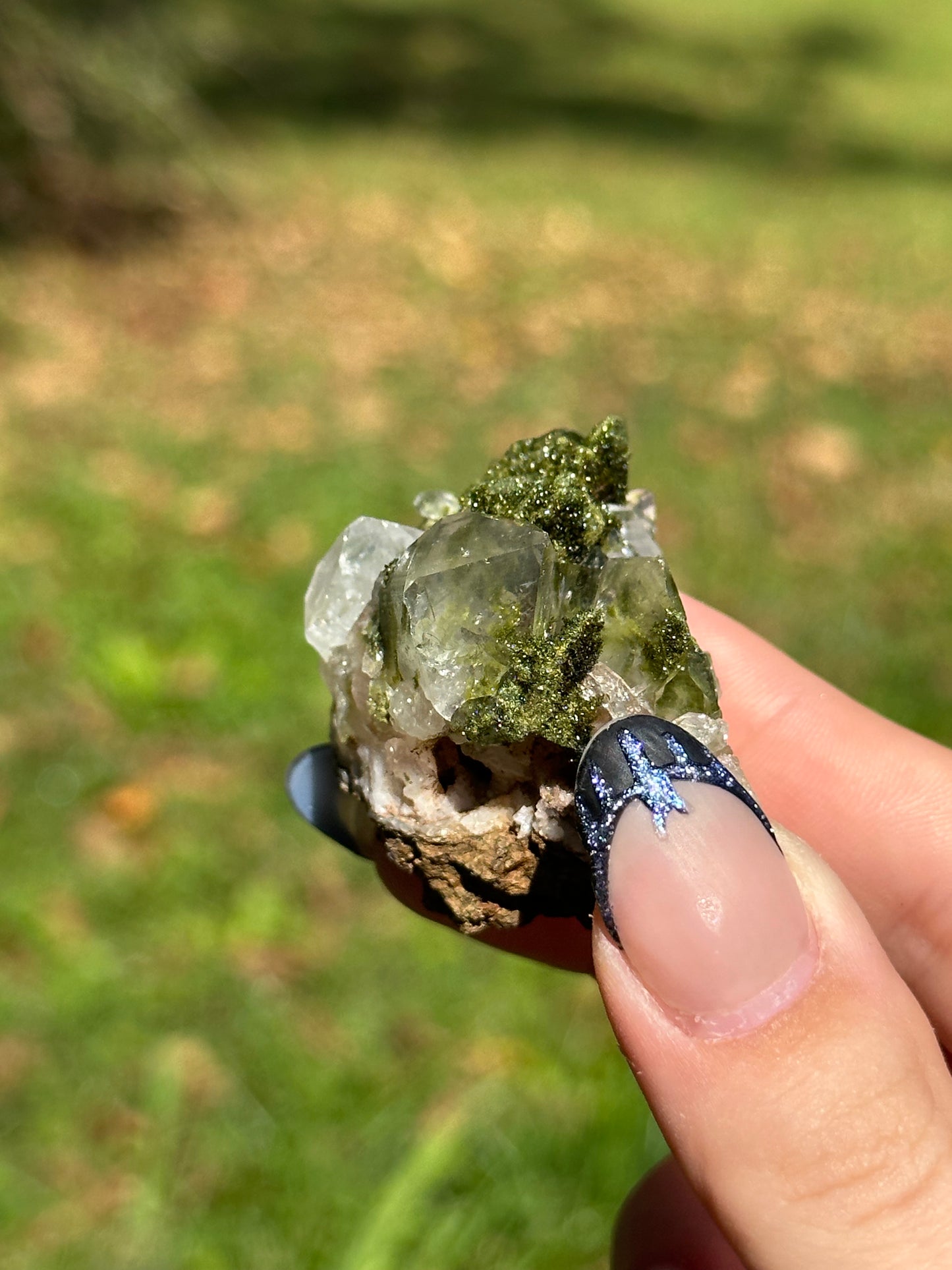 Epidote with Quartz - J