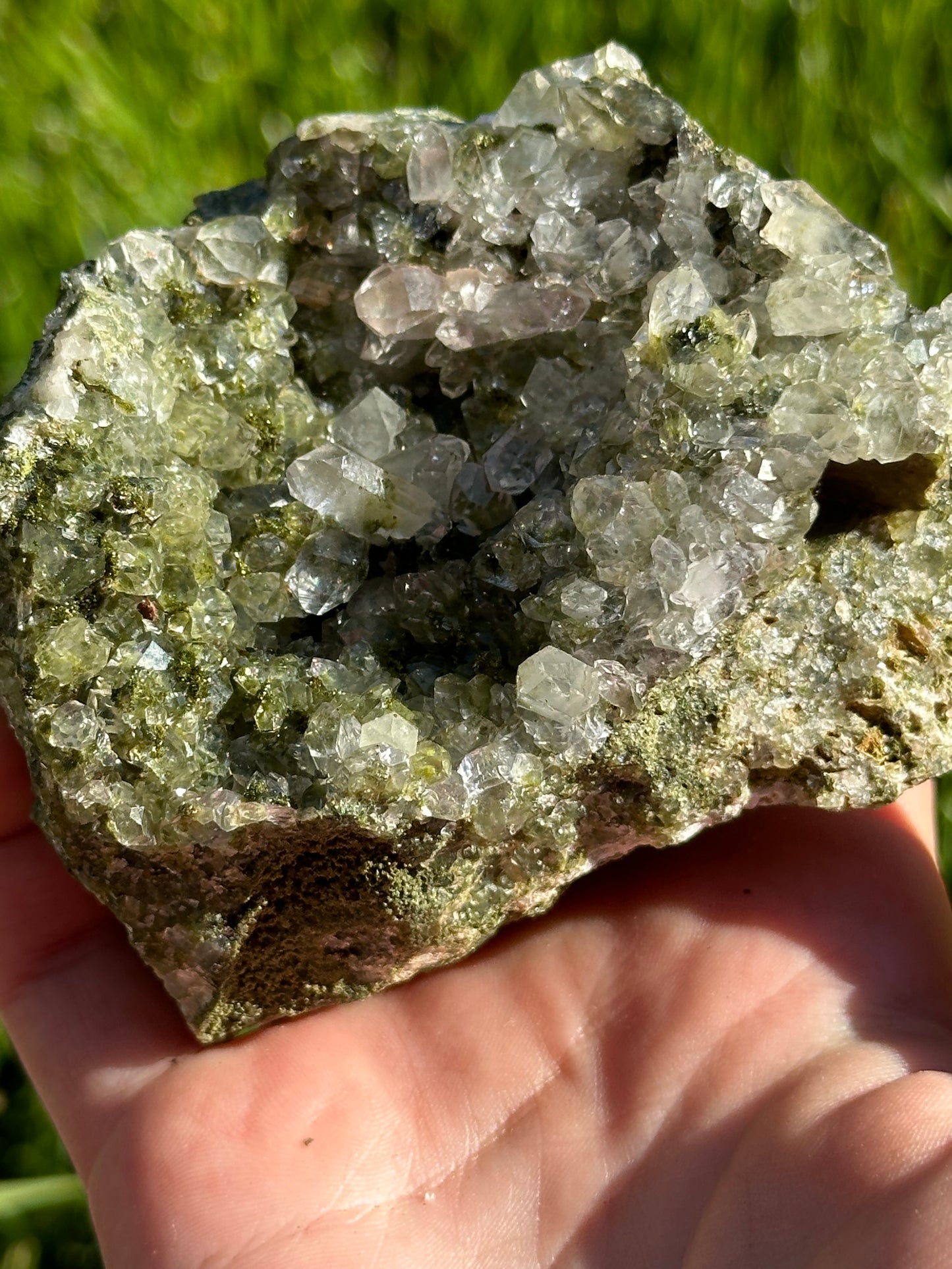 Epidote and Quartz
