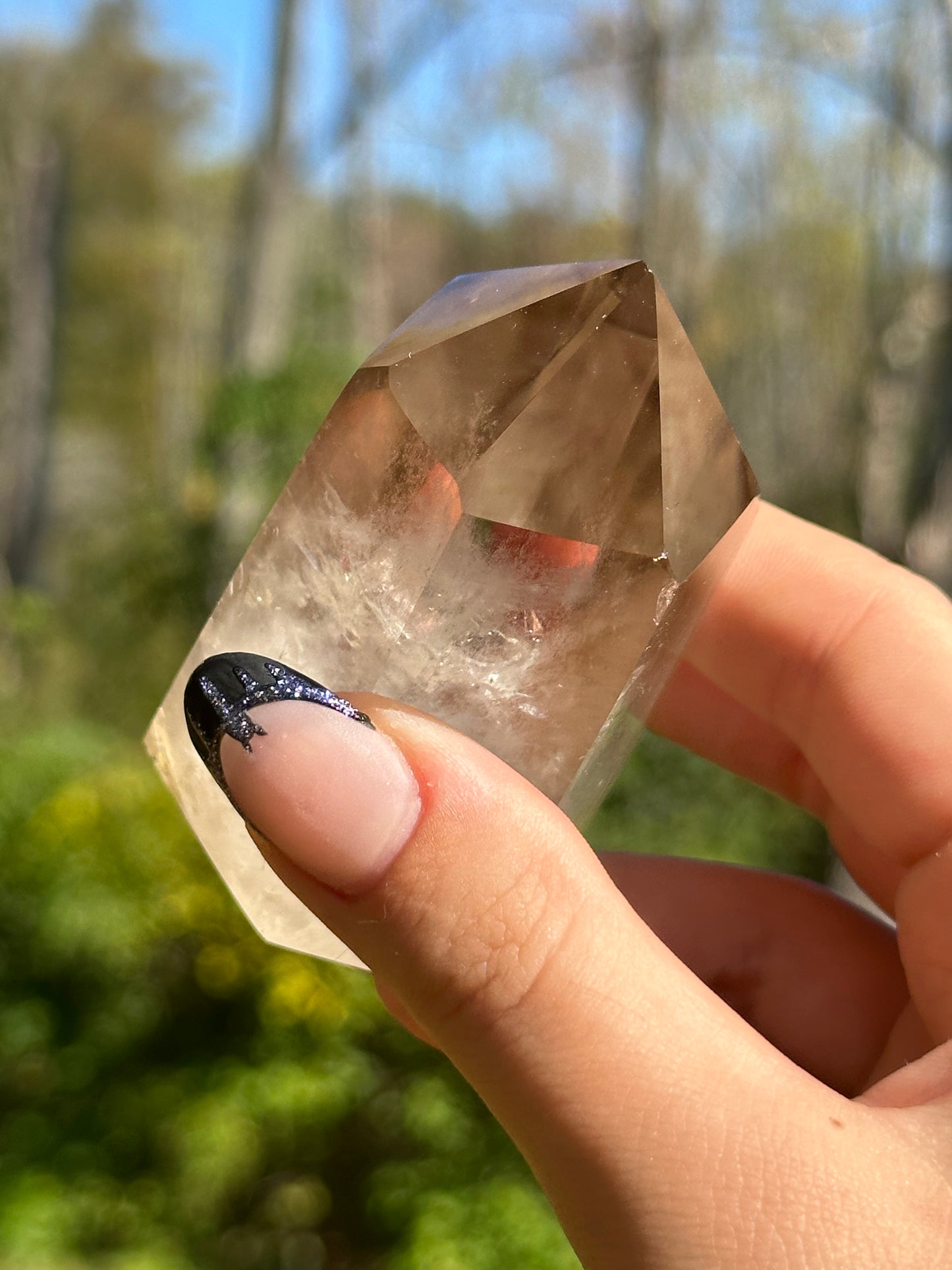 Smokey Phantom Quartz Point