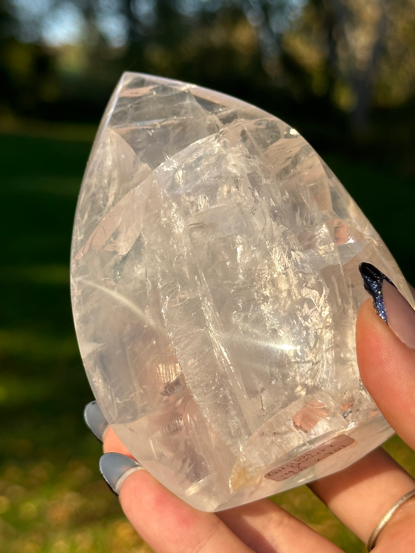 Clear Quartz Flame