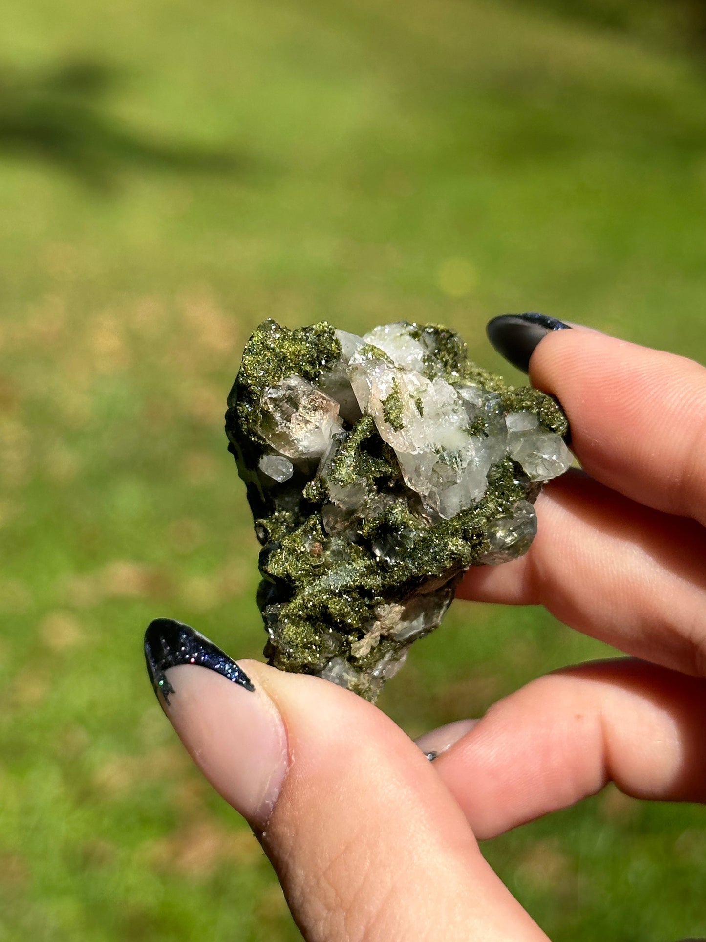 Epidote with Quartz - Y