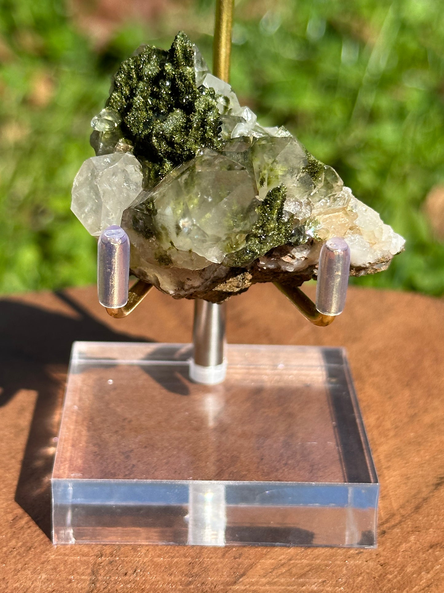 Epidote with Quartz - J