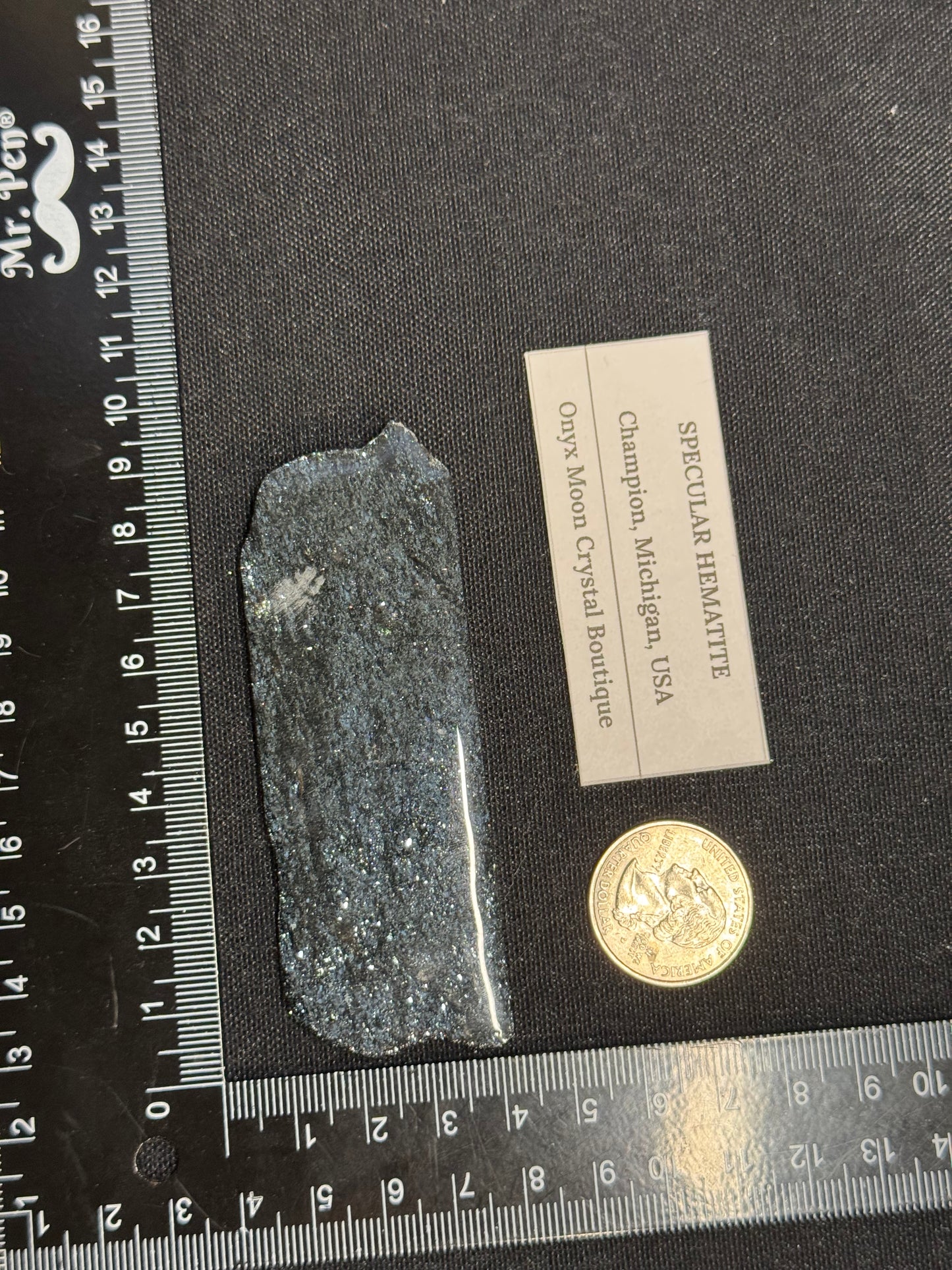 Sparkly specular hematite - Michigan