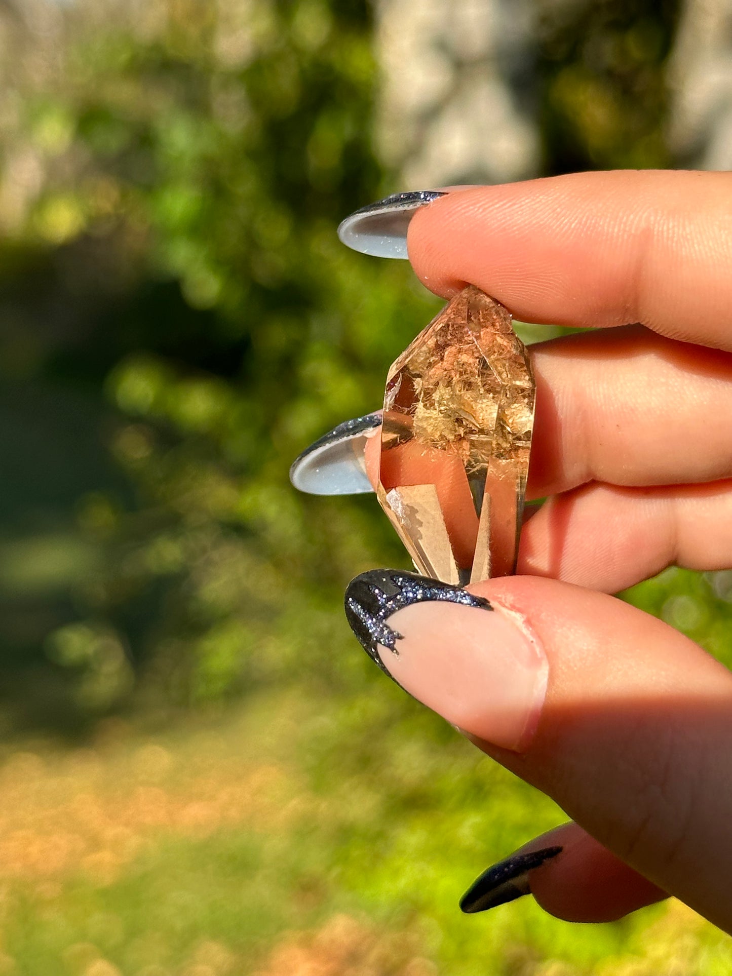 Mini Garden Quartz (Lodalite) Freeform