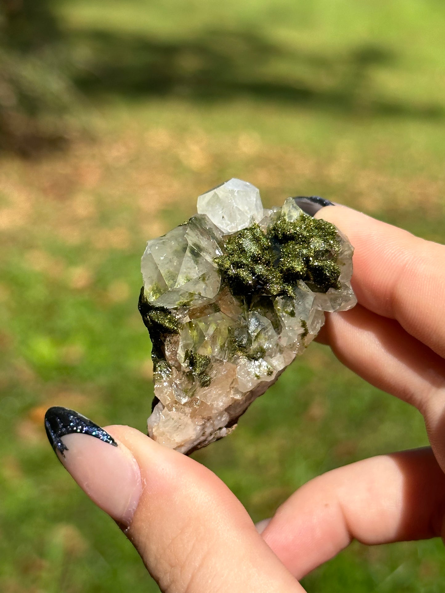 Epidote with Quartz - J