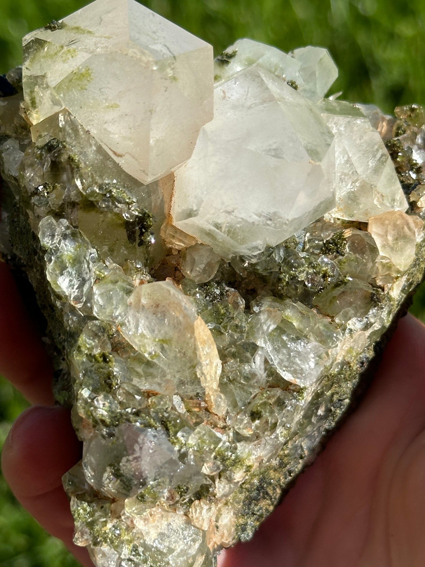 Epidote and Quartz