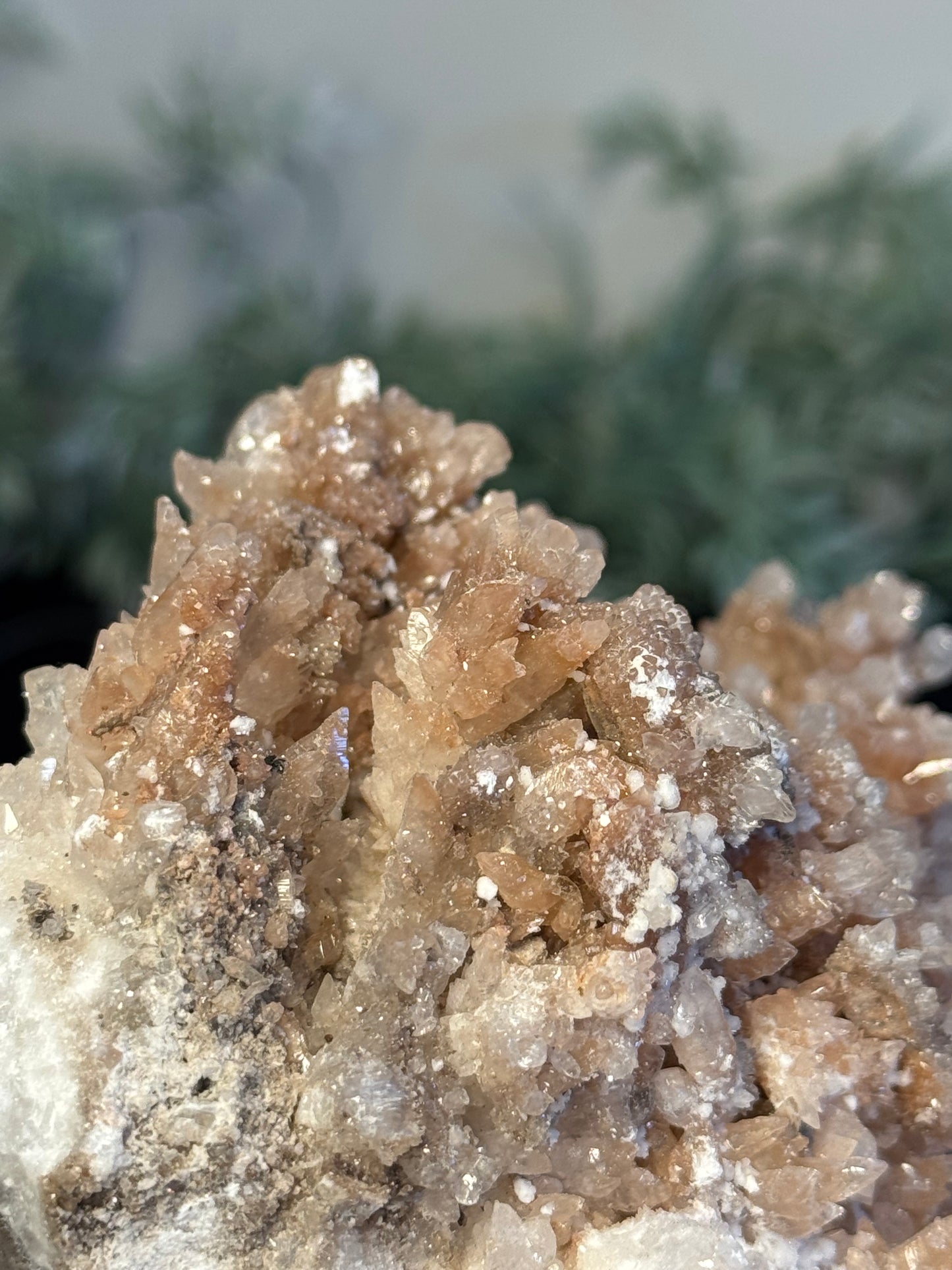 Sparkly pink cave calcite - Mexico
