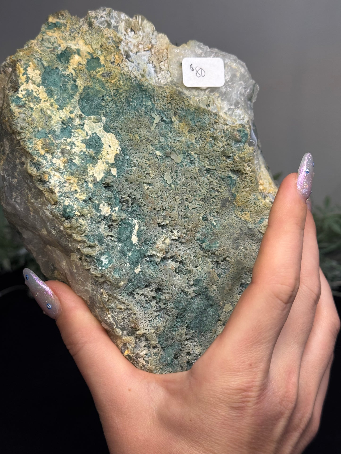 Sparkly green Zeolite