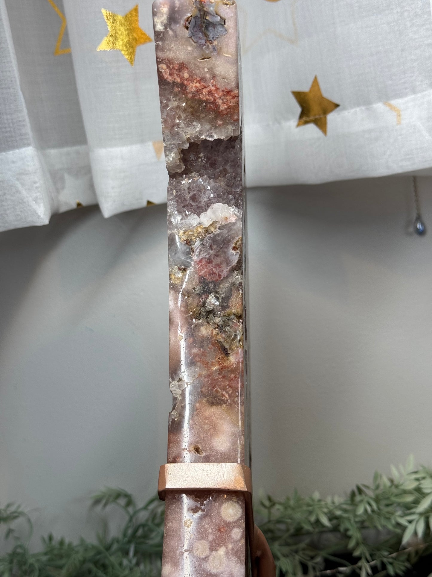 11lb XL pink amethyst moon - Brazil