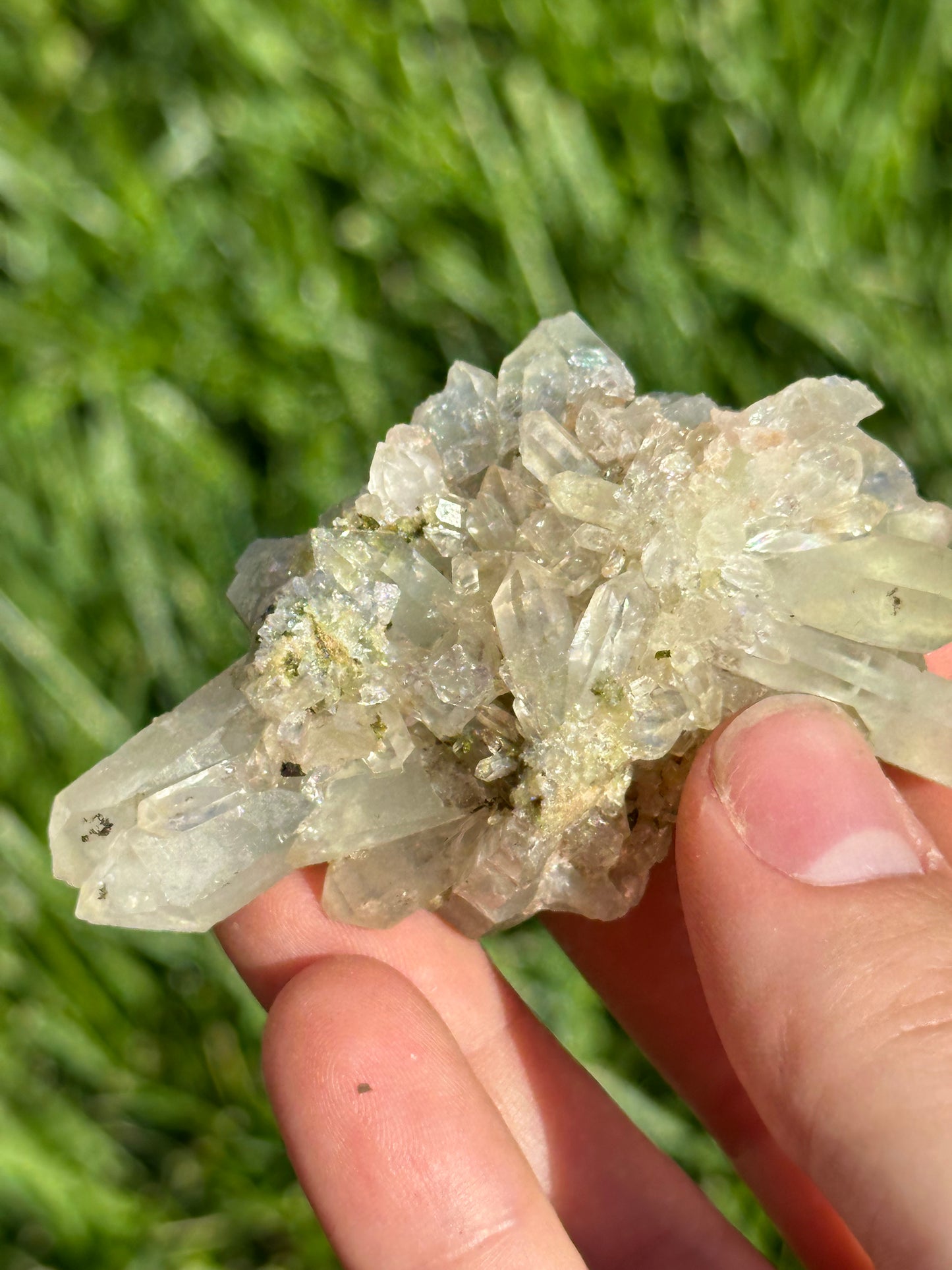 Epidote and Quartz