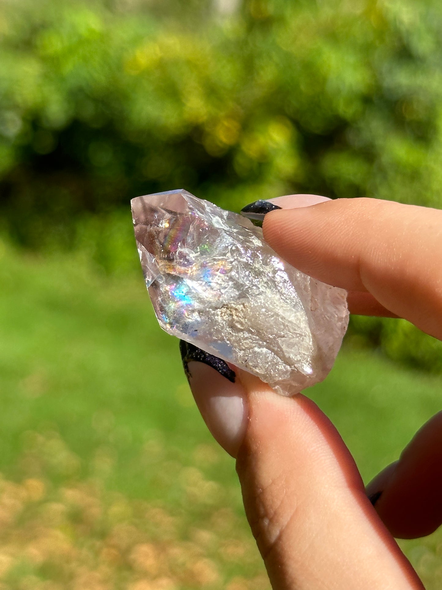 Phantom Amethyst Top Polished Point