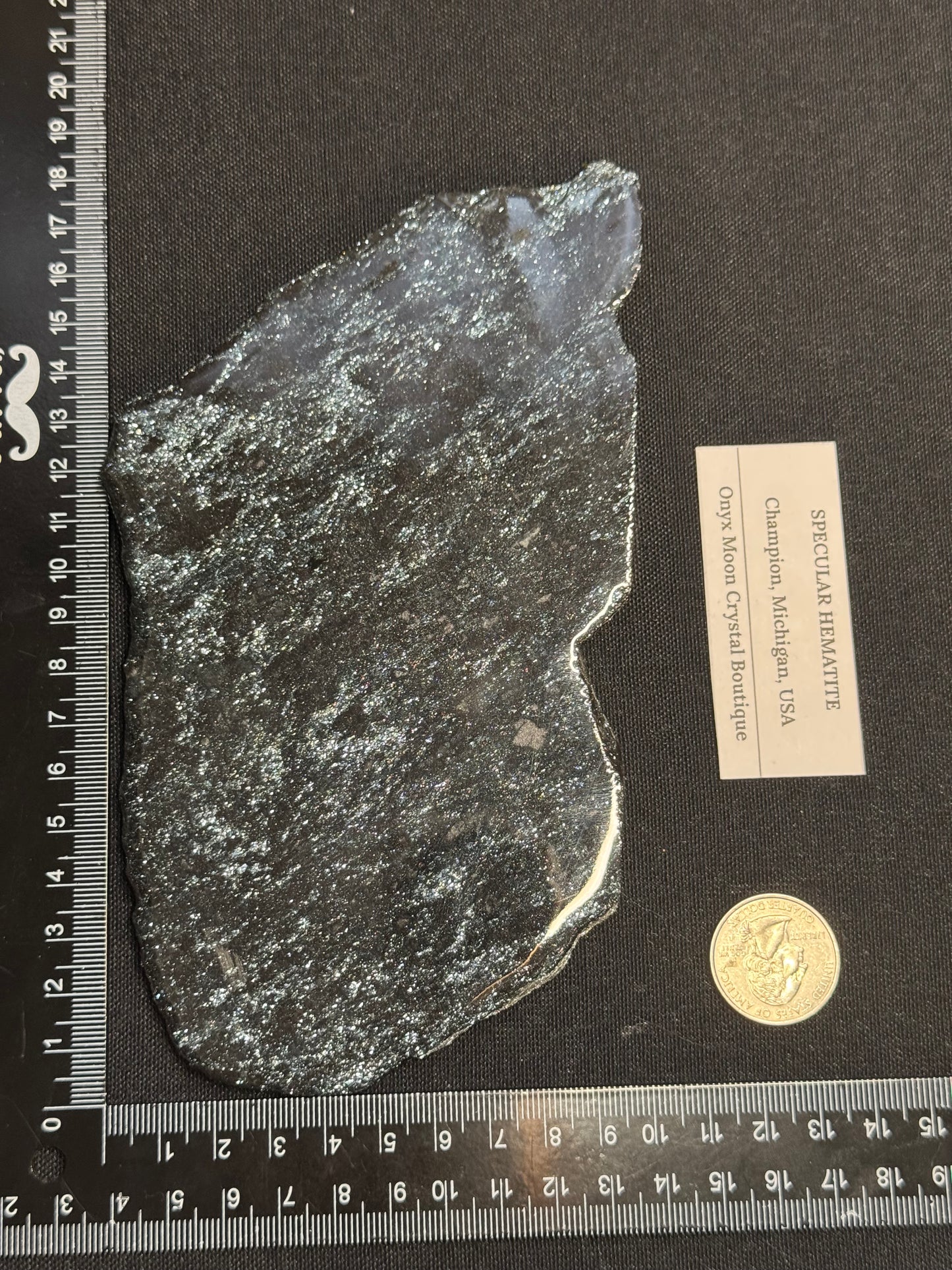 Sparkly specular hematite - Michigan
