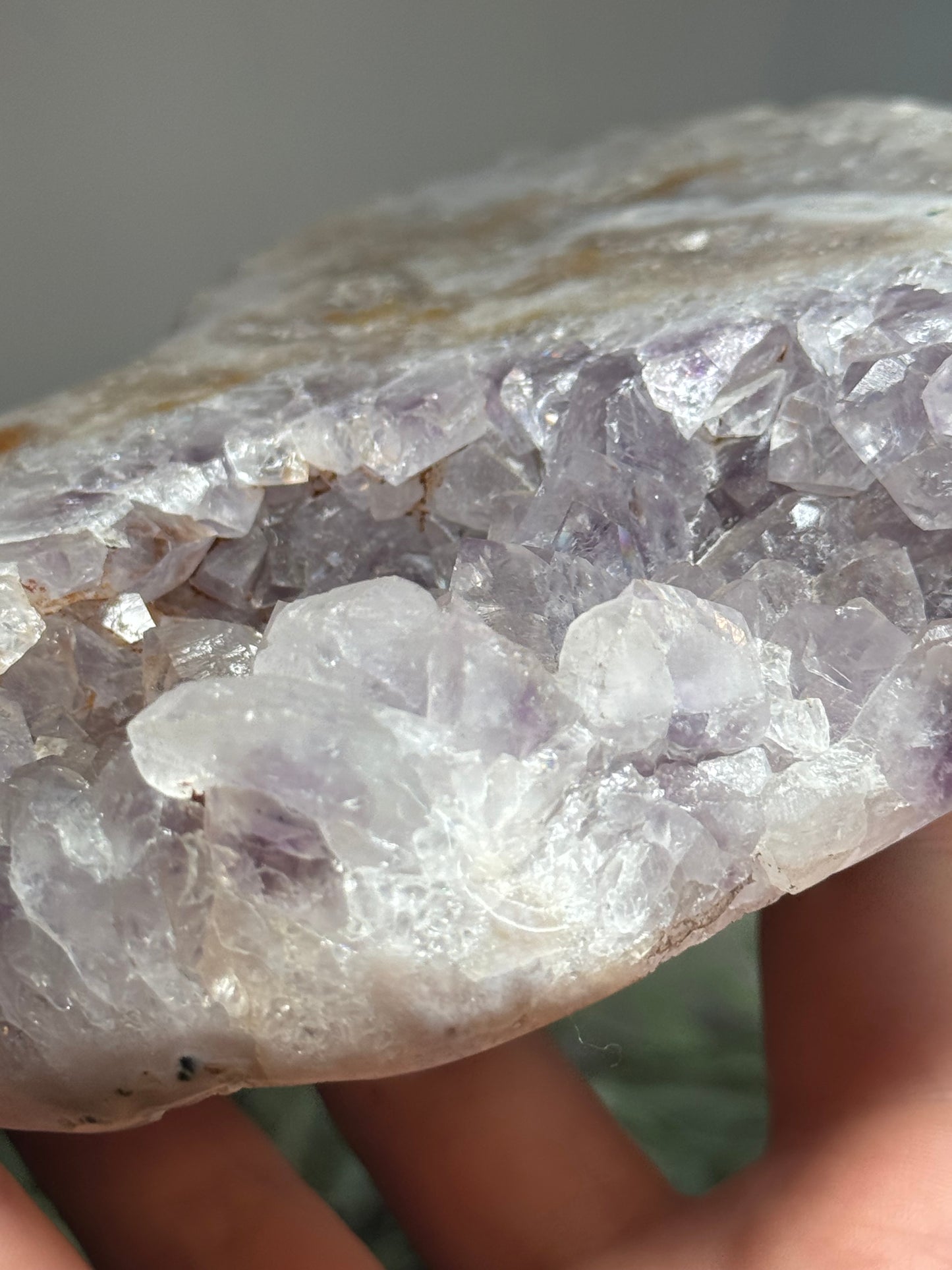 Pink amethyst heart