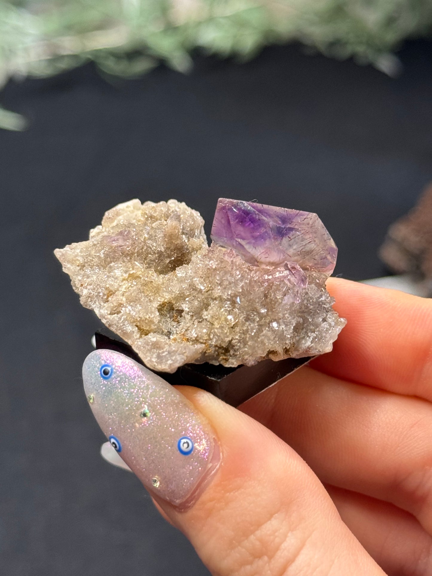 Amethyst with hematite - Africa