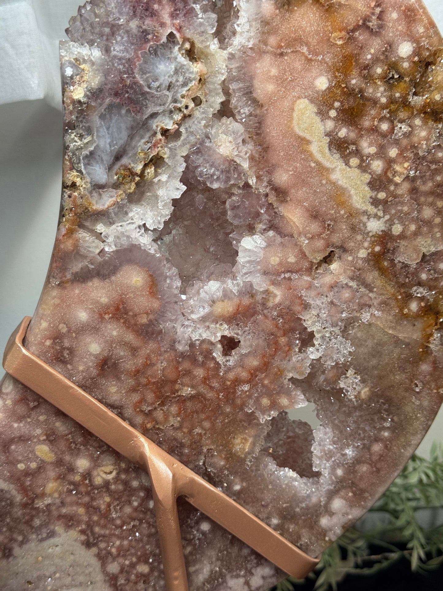11lb XL pink amethyst moon - Brazil