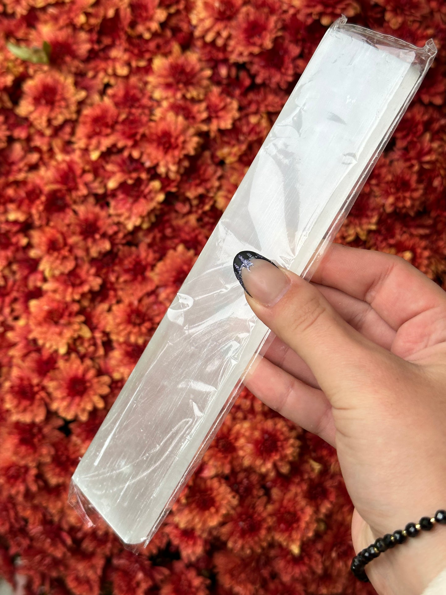 Satin Spar Selenite Incense Holder