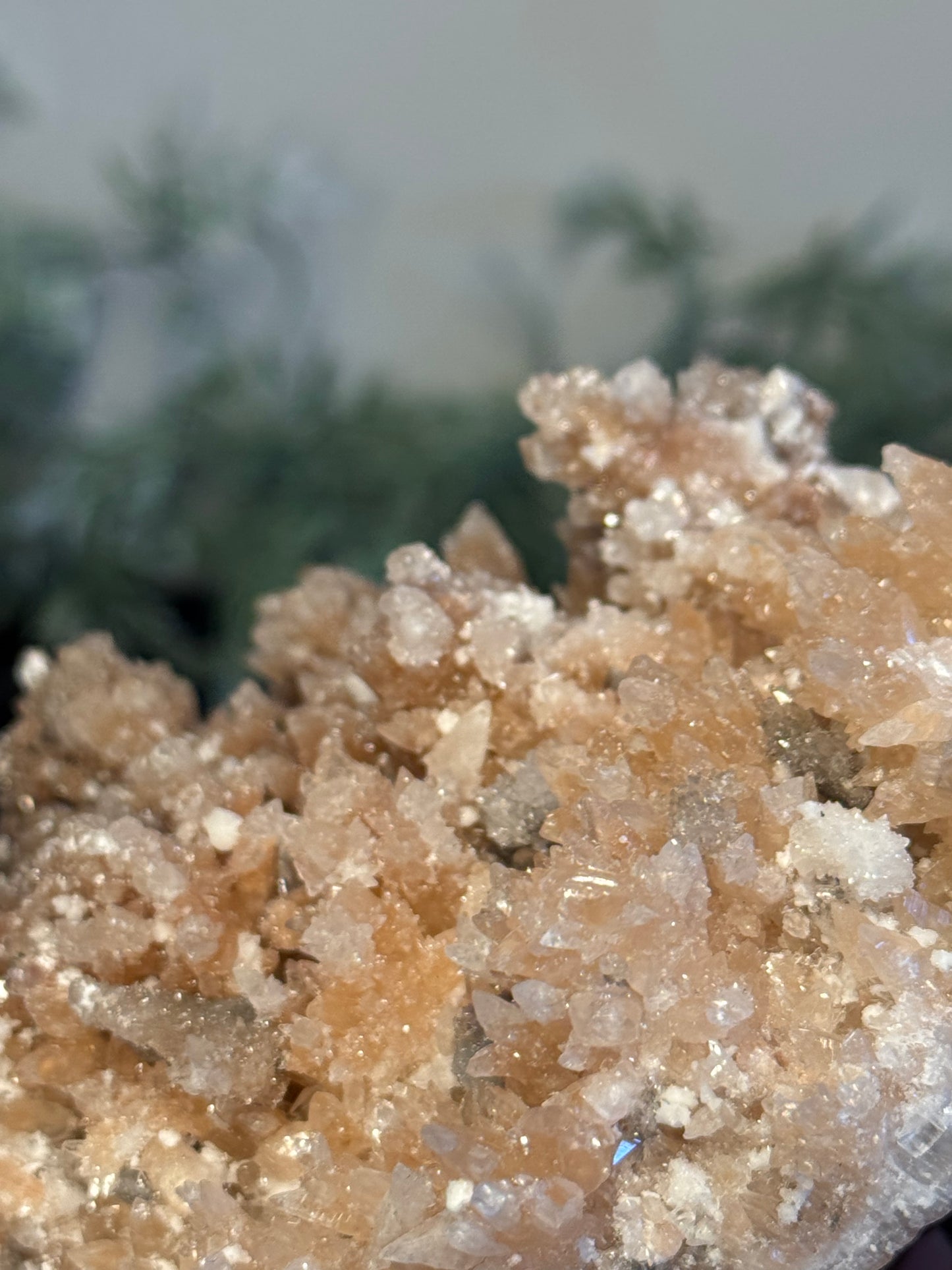 Sparkly pink cave calcite - Mexico