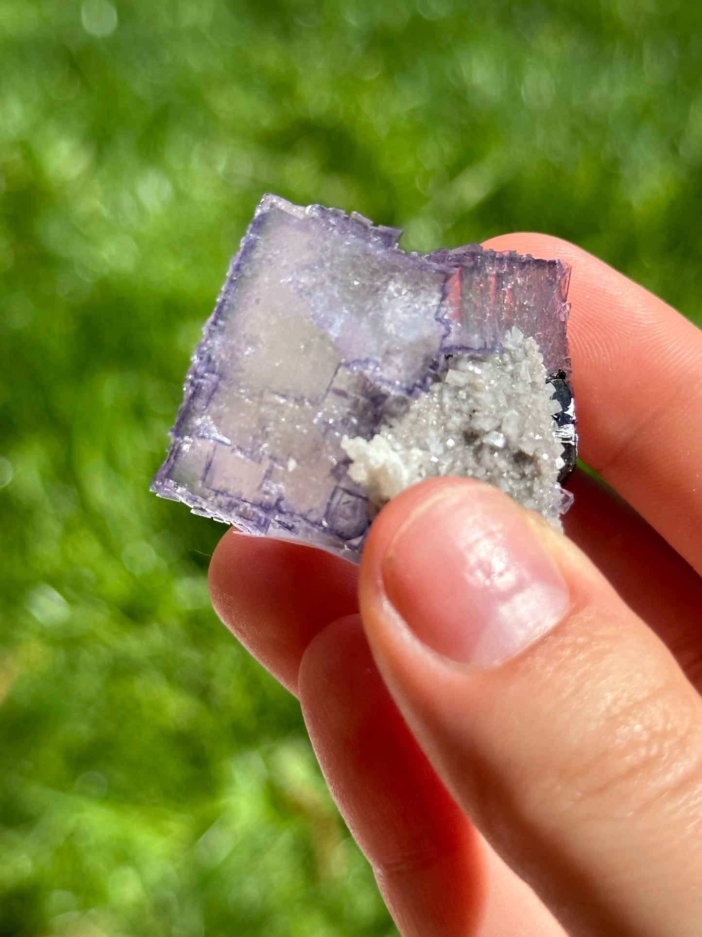 Elmwood fluorite with dolomite and sphalerite
