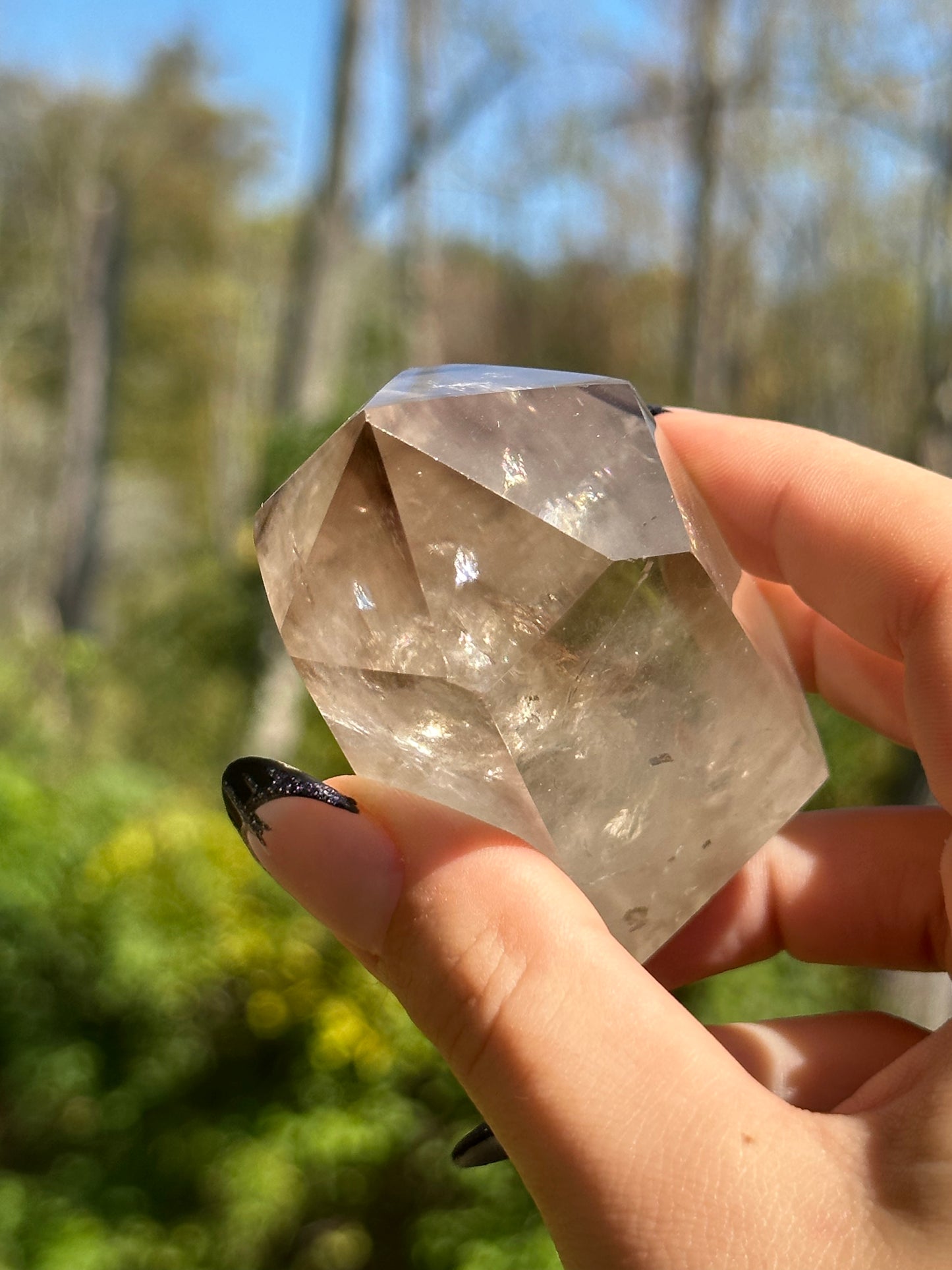 Smokey Phantom Quartz Point