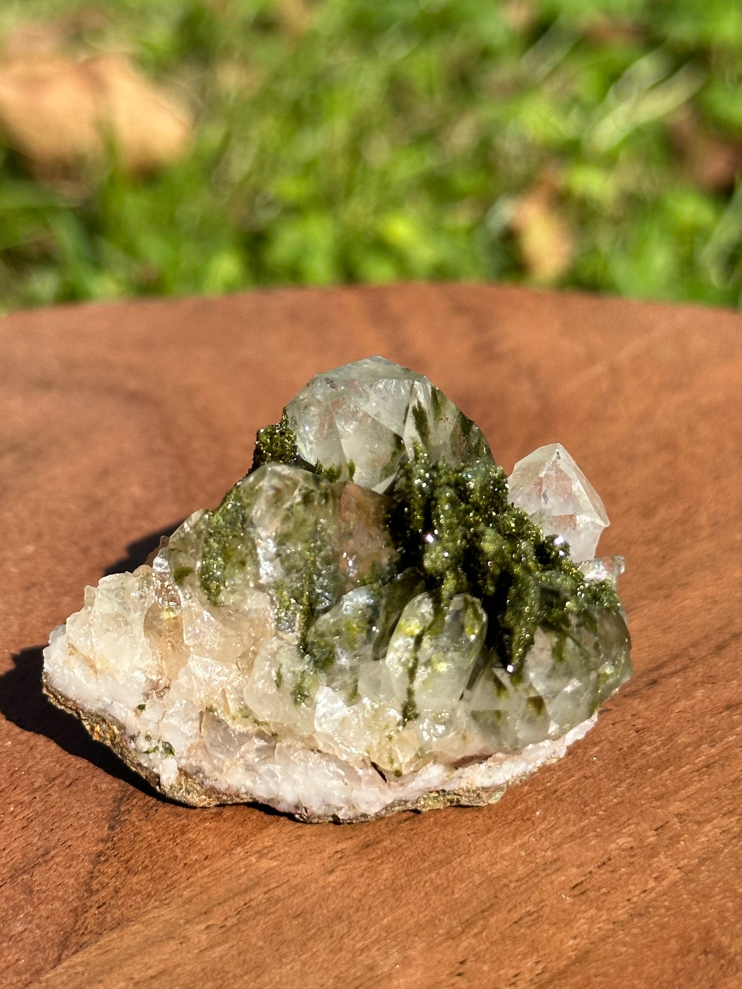 Epidote with Quartz - J