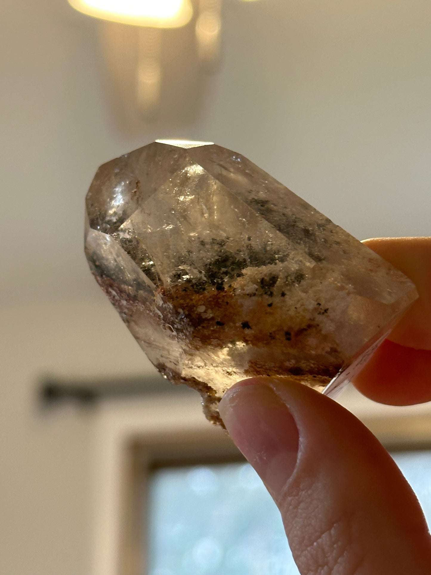 Garden Quartz (lodalite) tower